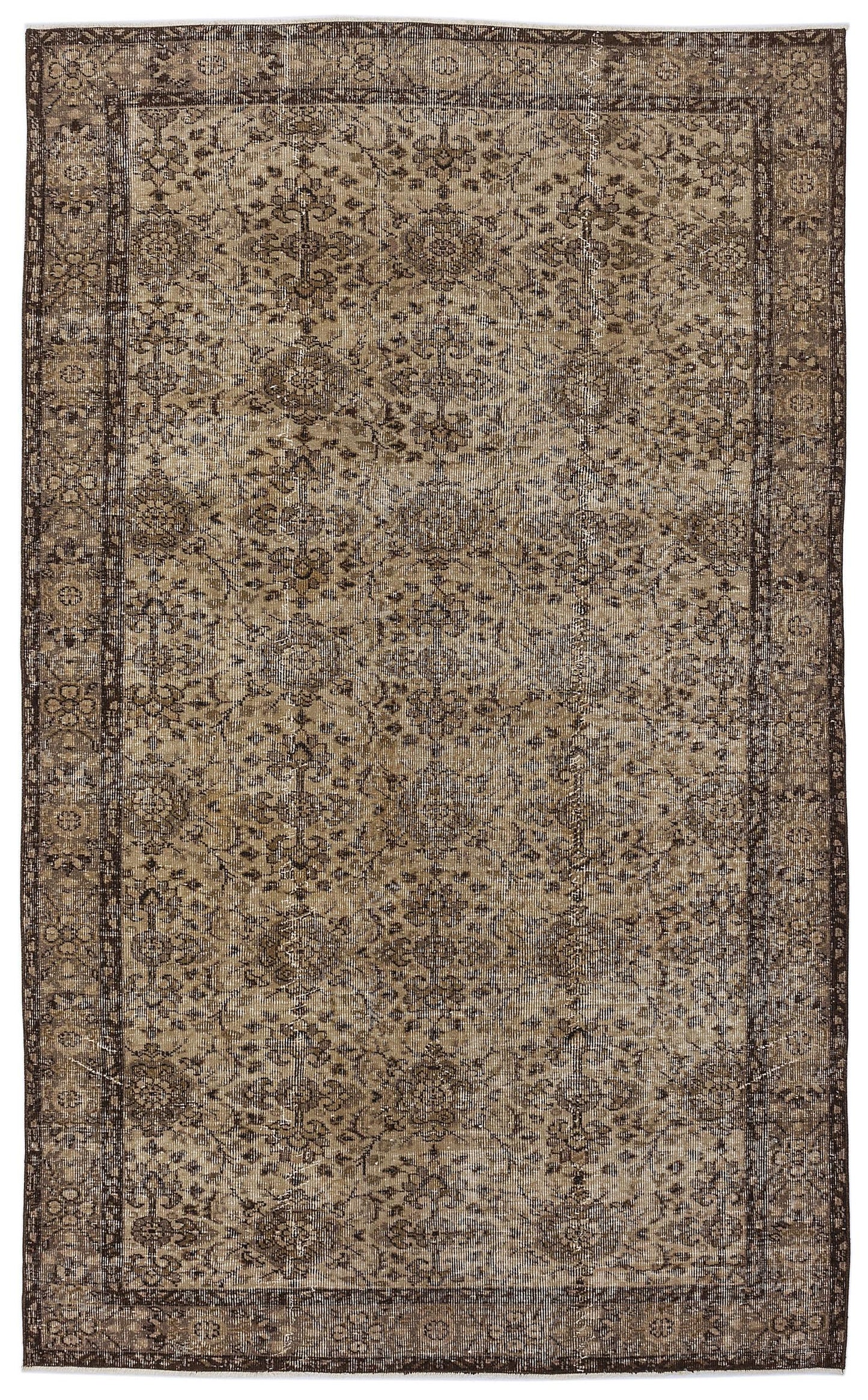 Hapama - Vintage Floral Rug - 5'5 X 8'11