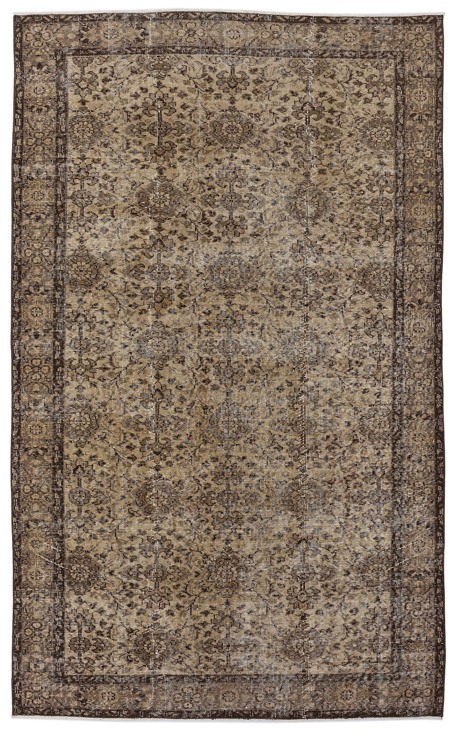Hapama - Vintage Floral Rug - 5'5 X 8'11