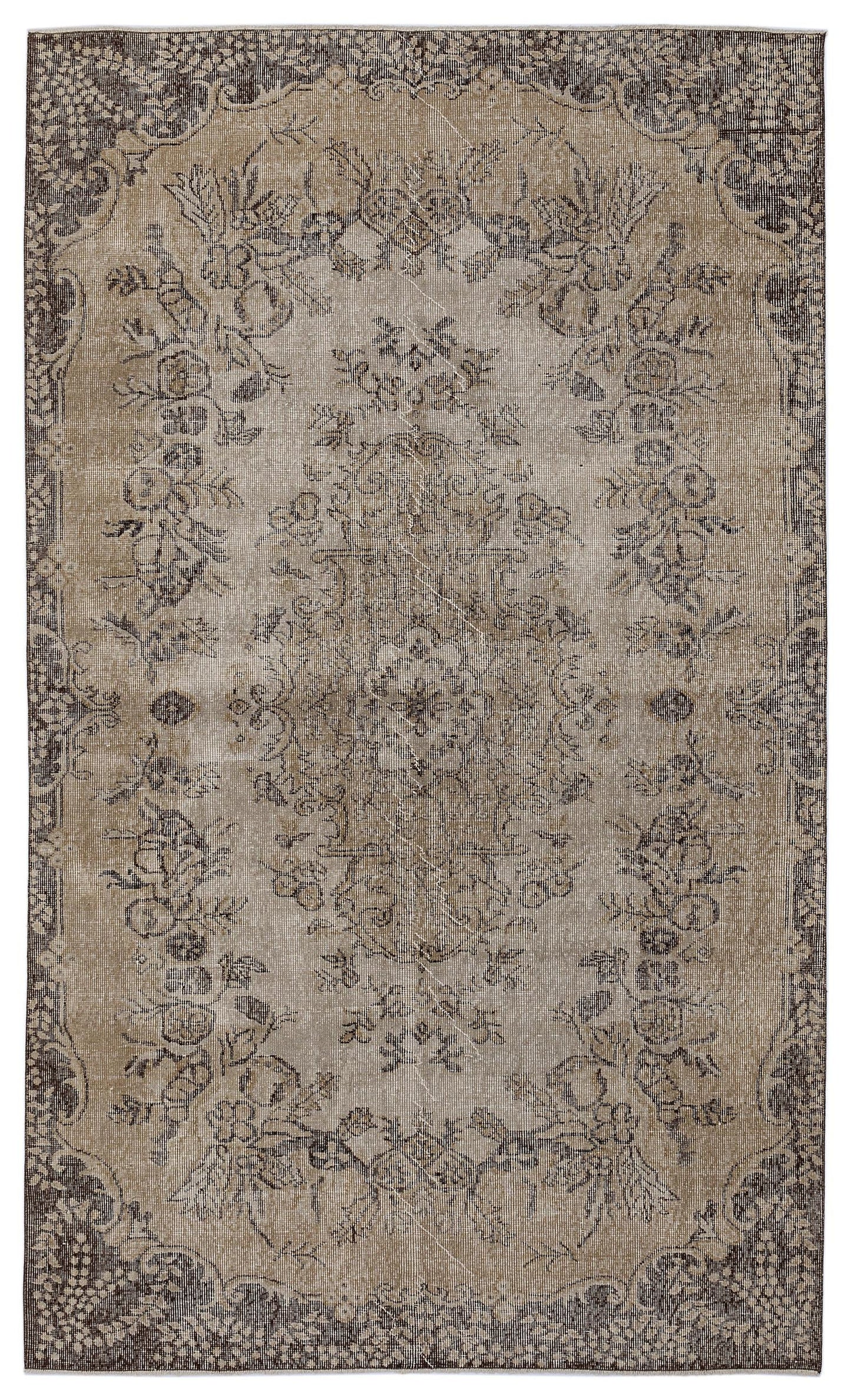 Gleas - Vintage Medallion Rug - 5'5 X 9'3