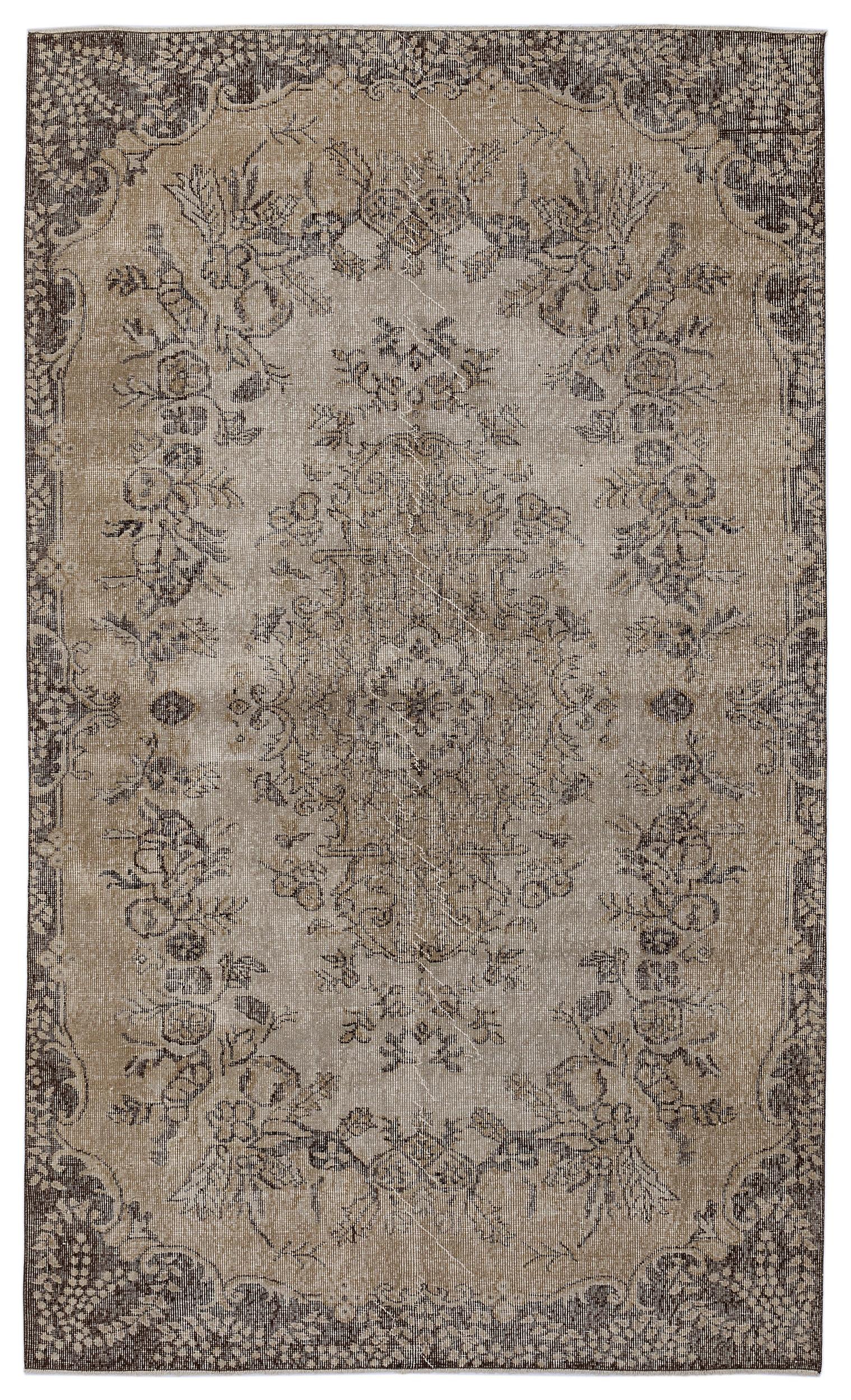 Gleas - Vintage Medallion Rug - 5'5 X 9'3