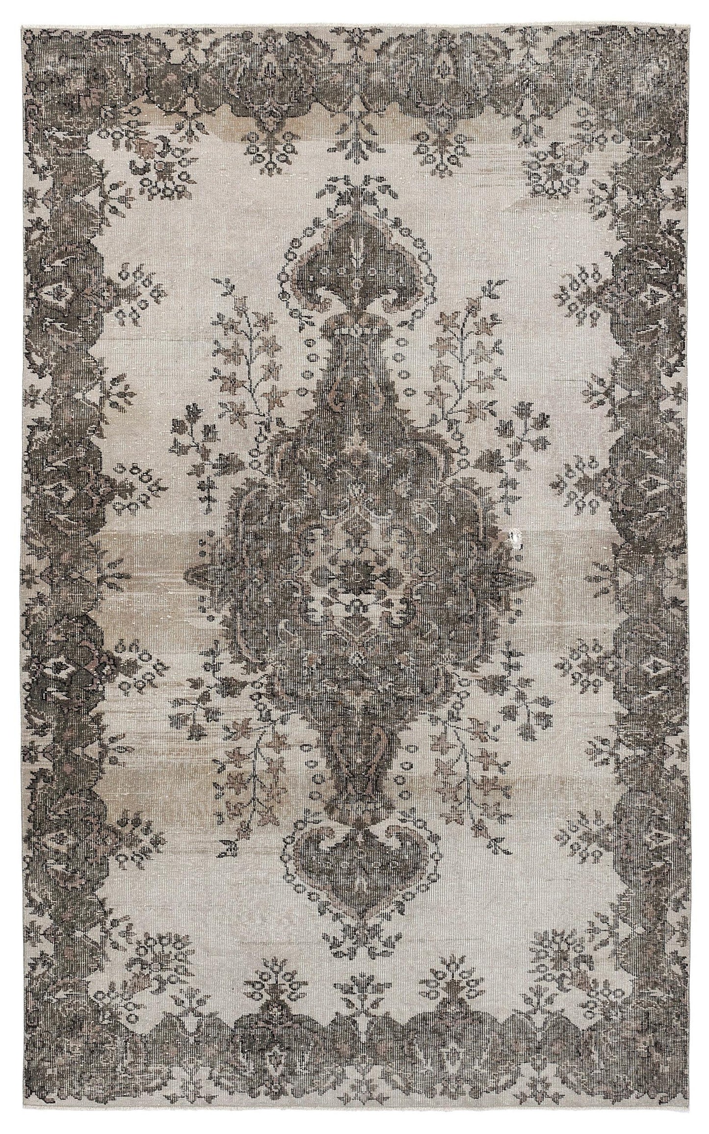 Fraon - Vintage Medallion Rug - 5'9 X 9'5