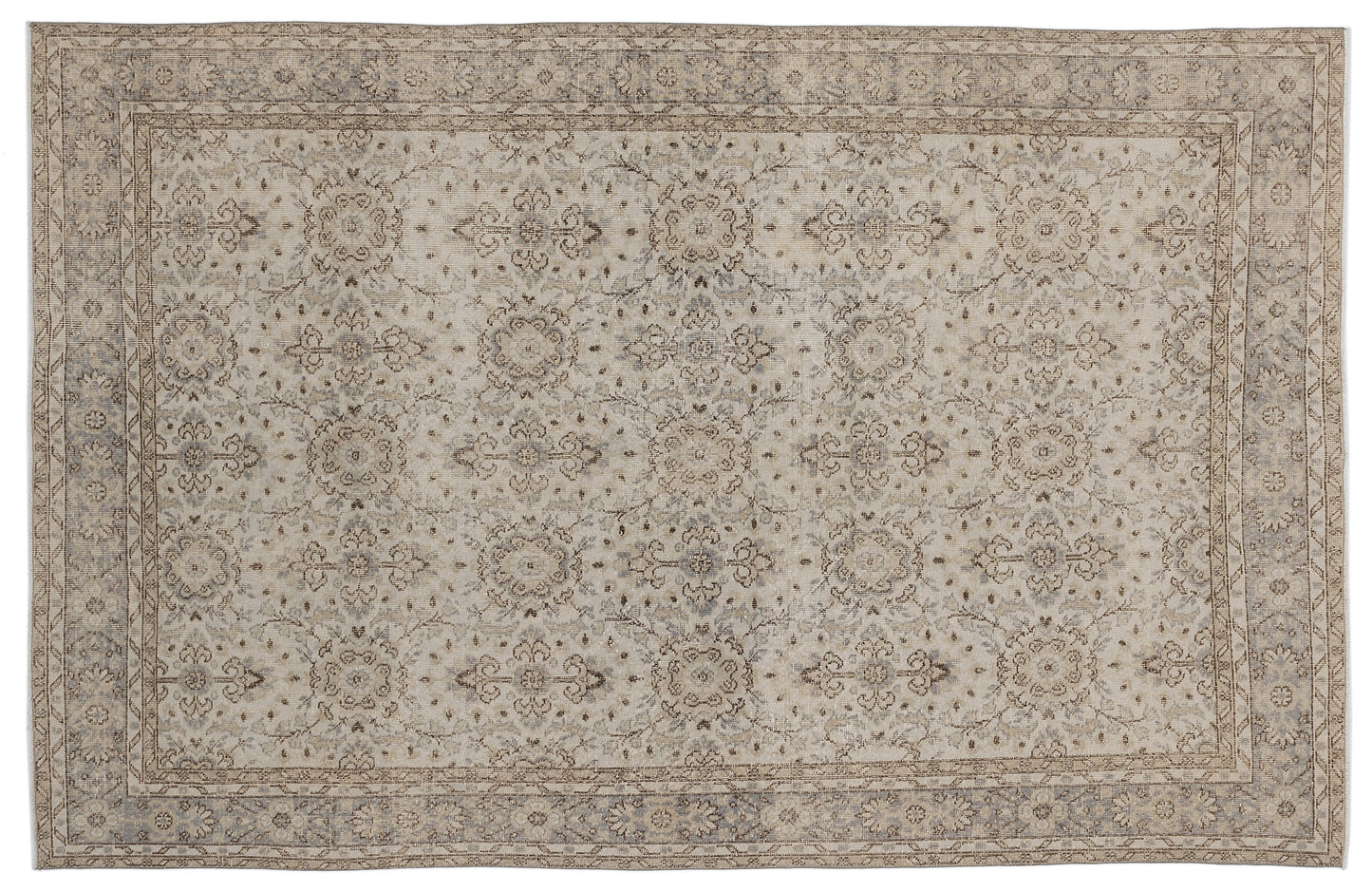 Caheas - Vintage Floral Rug - 6'3 X 9'7