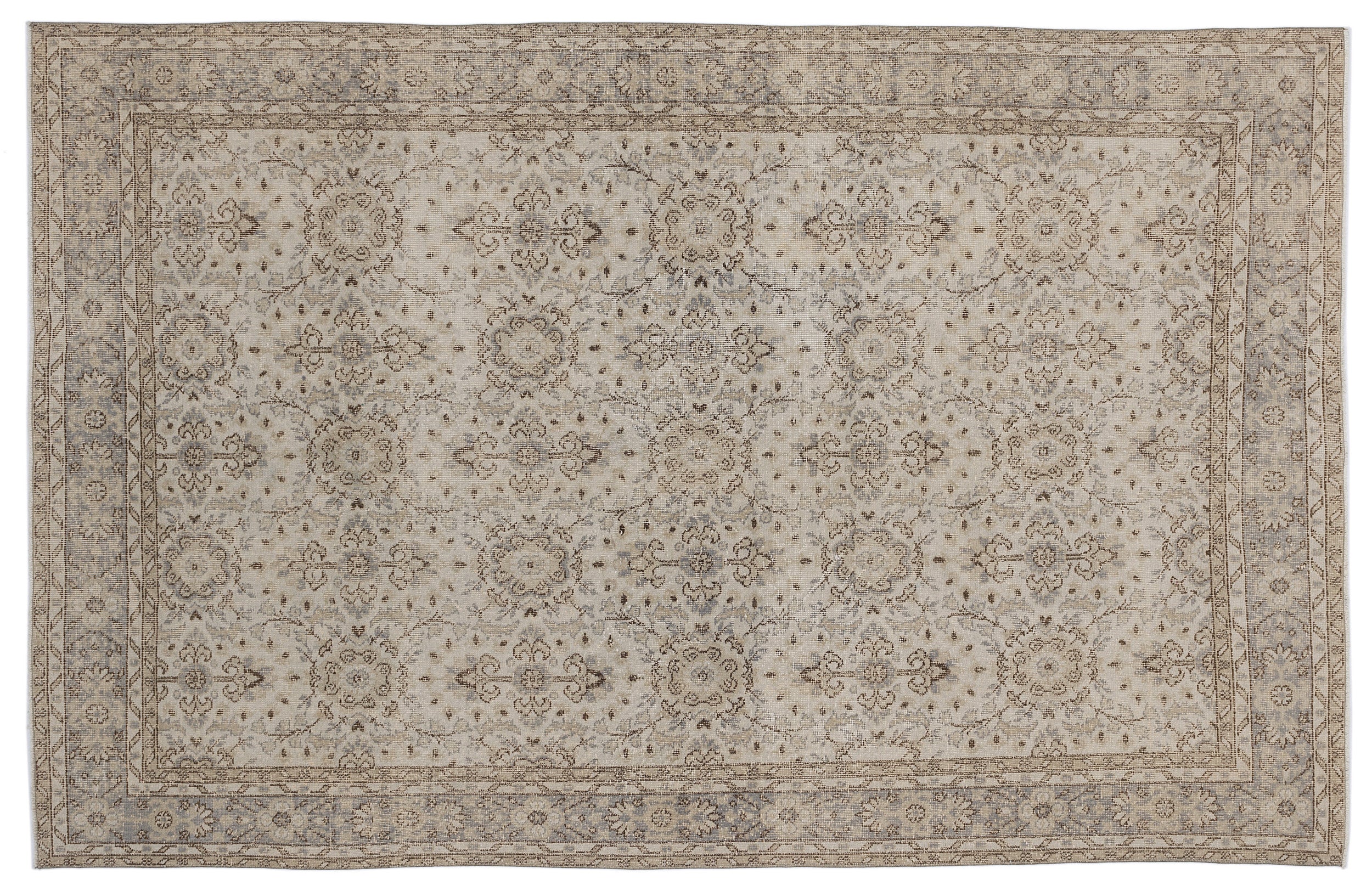 Caheas - Vintage Floral Rug - 6'3 X 9'7