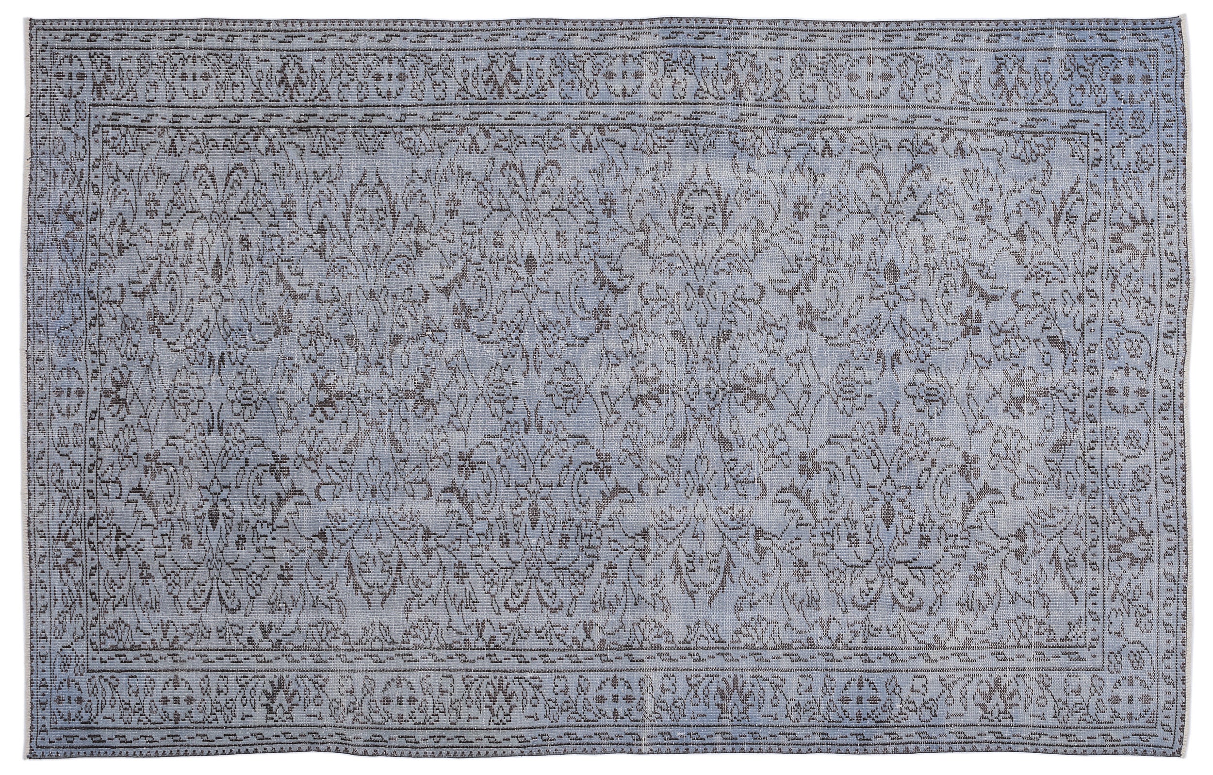 Kereya - Vintage Floral Rug - 5'9 X 8'11