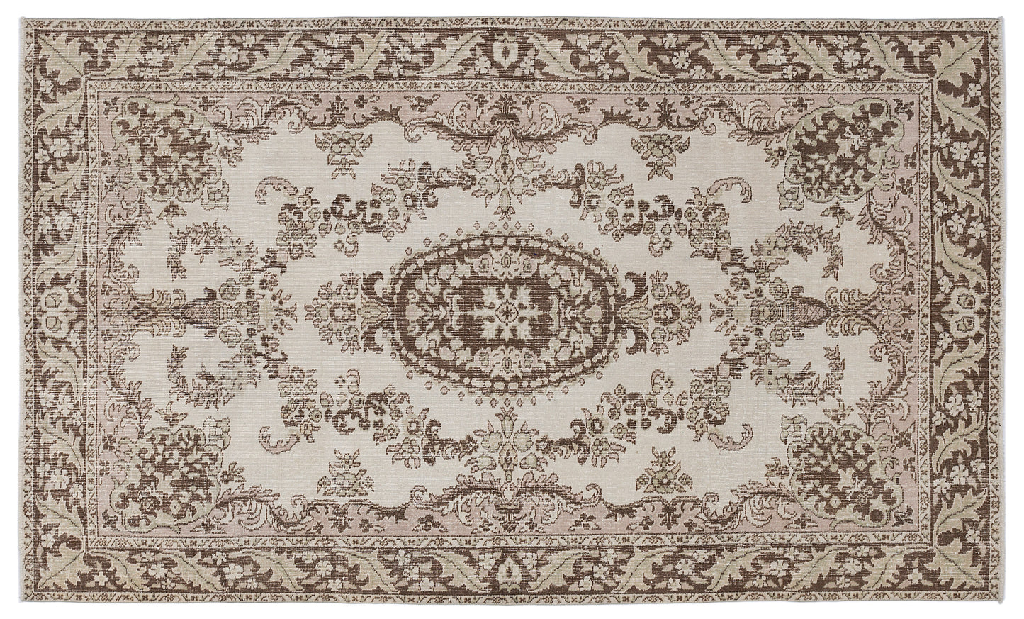 Zioma - Vintage Medallion Rug - 5'6 X 9'4