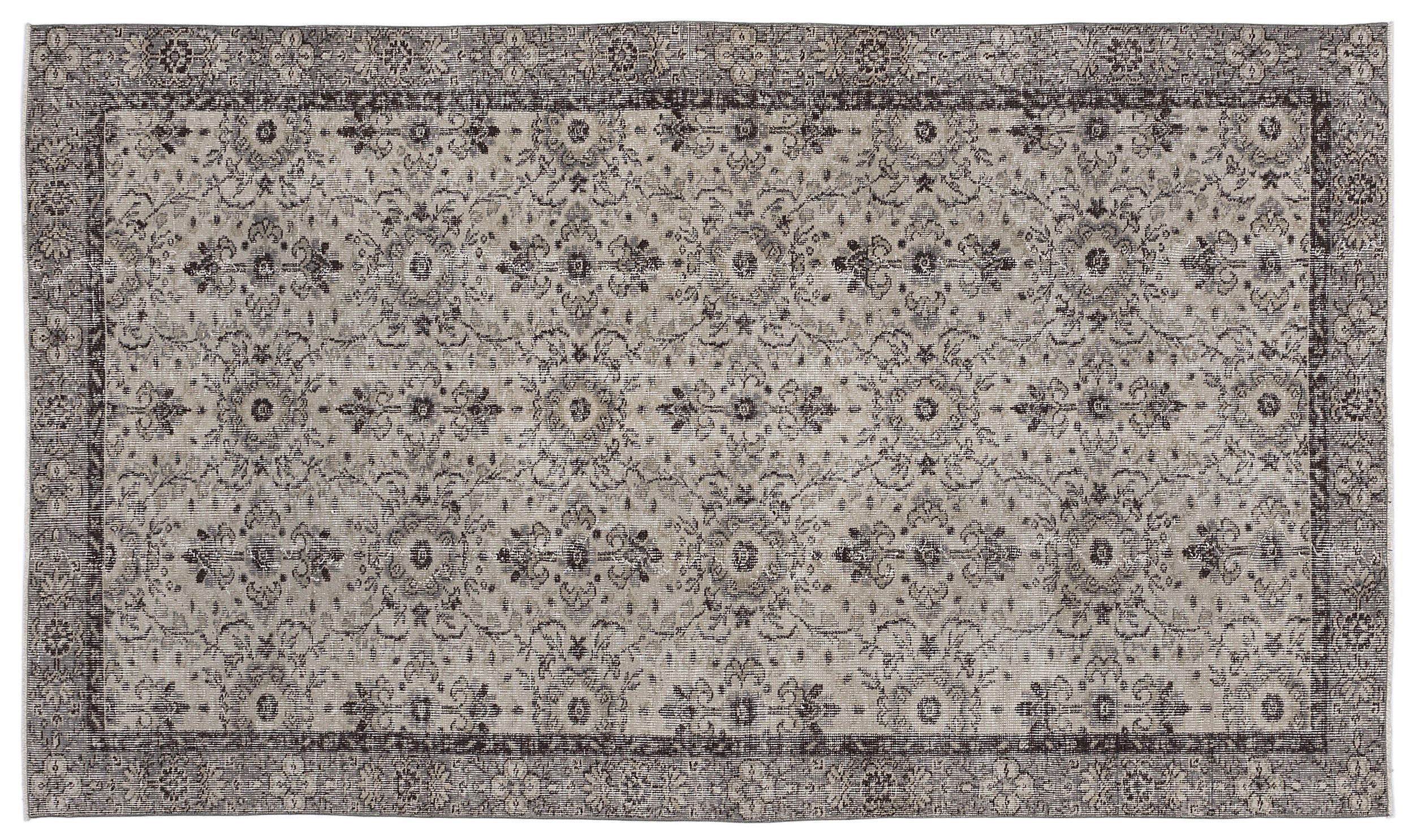 Claan - Vintage Floral Rug - 4'10 X 8'7