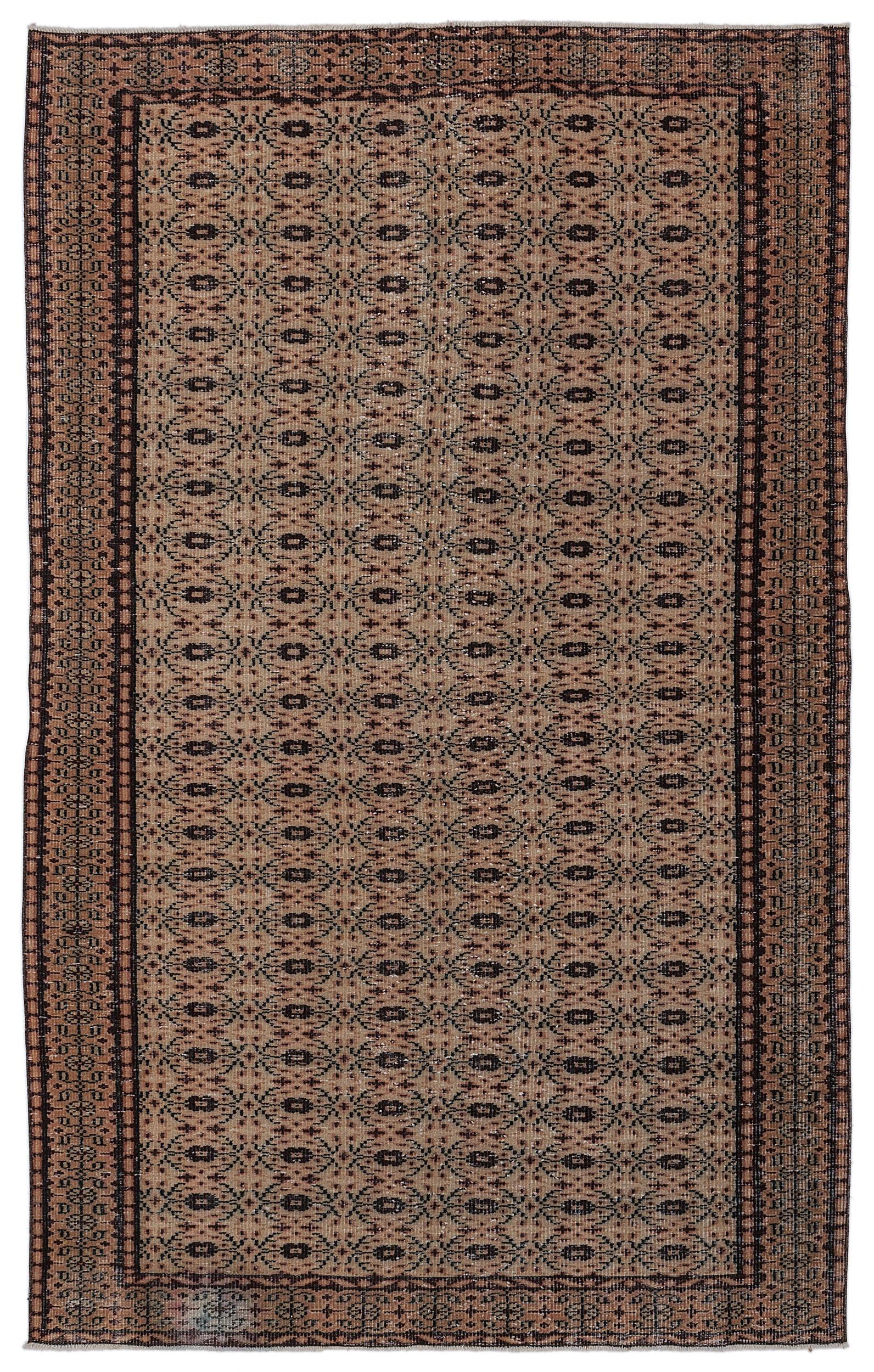 Duzuta - Vintage Floral Rug - 5'7 X 9'0