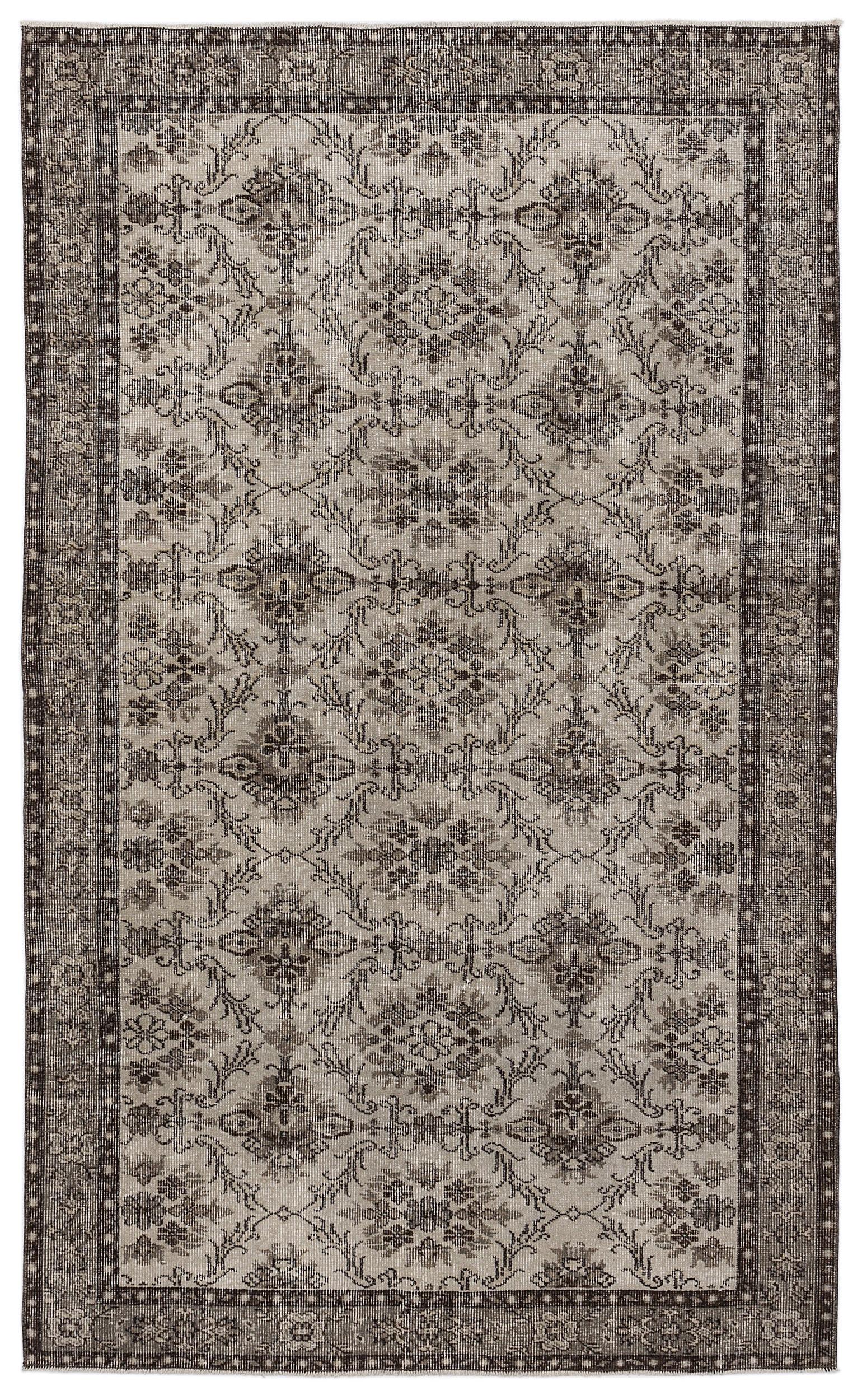 Bedera - Vintage Floral Rug - 5'0 X 8'1