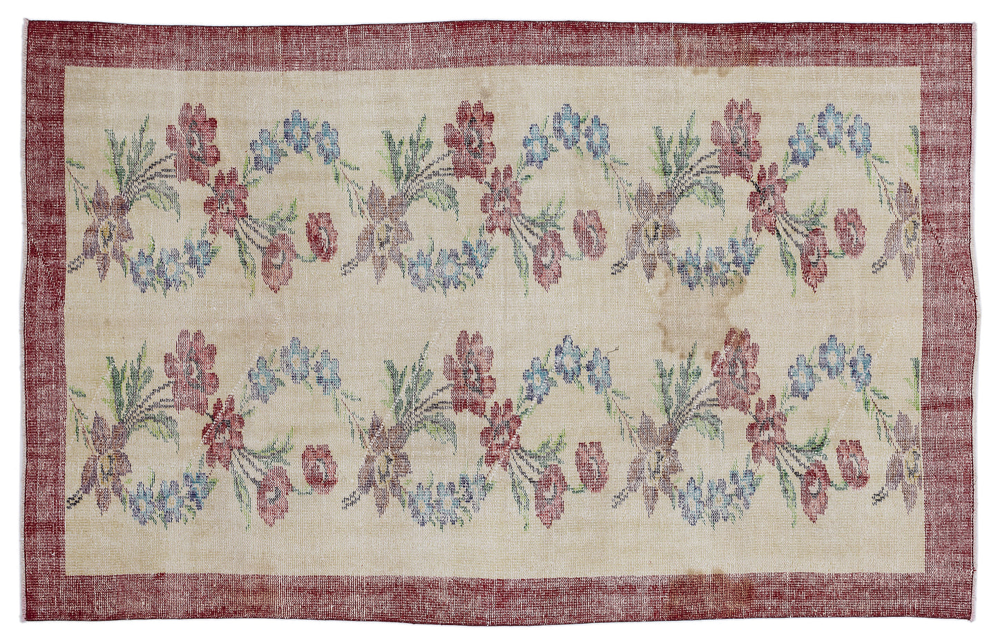 Lemean - Vintage Floral Rug - 5'7 X 8'8