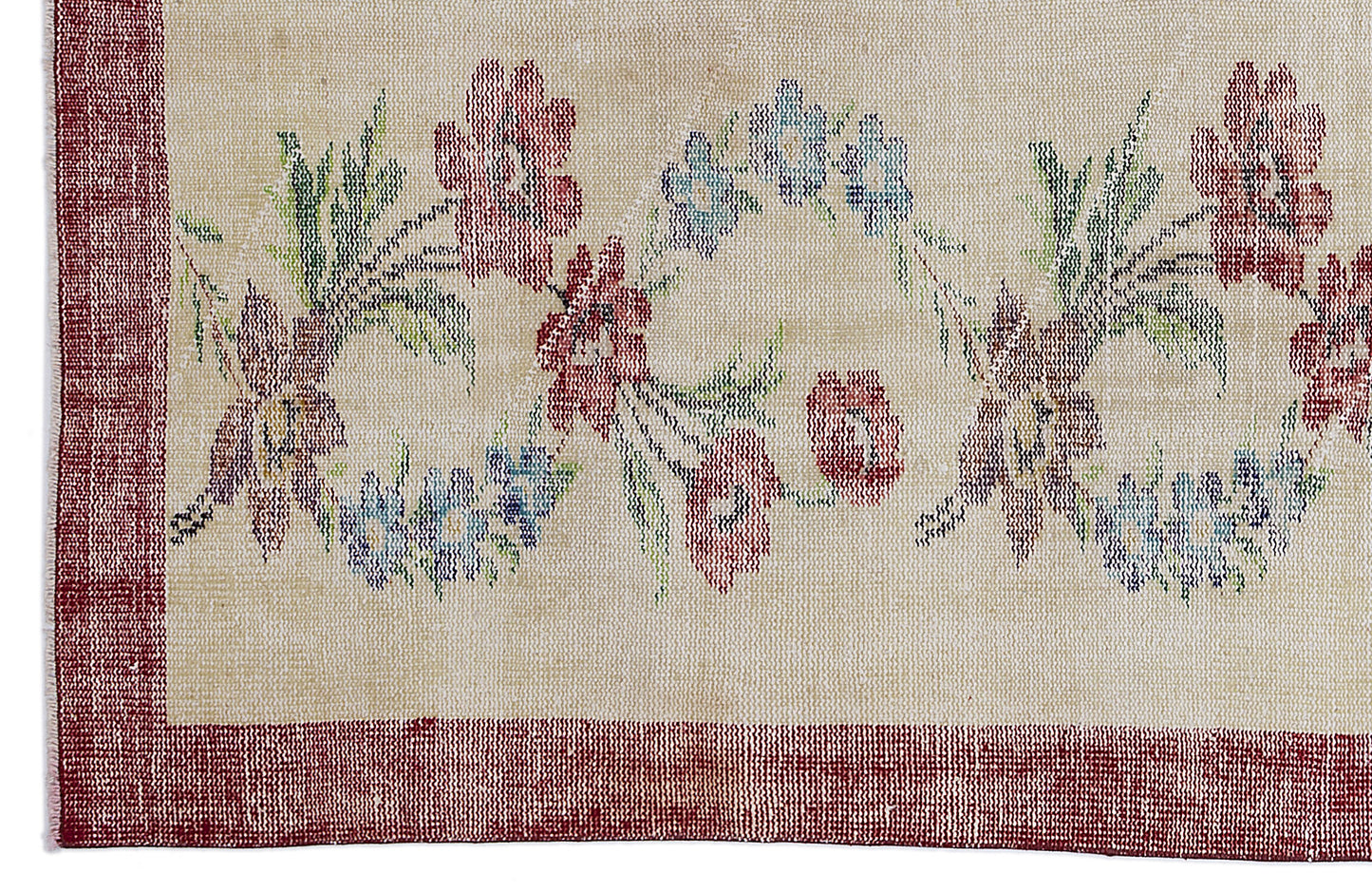 Lemean - Vintage Floral Rug - 5'7 X 8'8