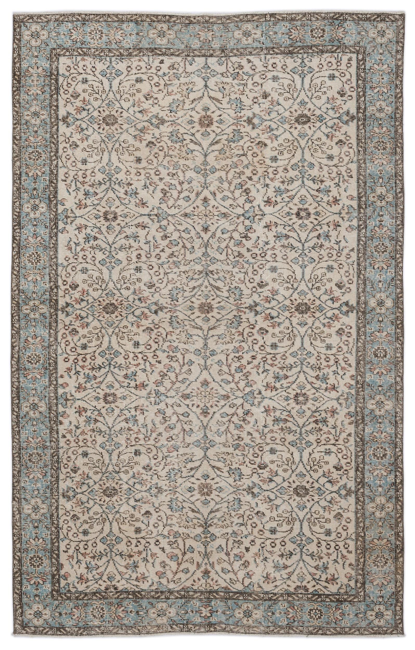 Hipais - Vintage Floral Rug - 5'5 X 8'8