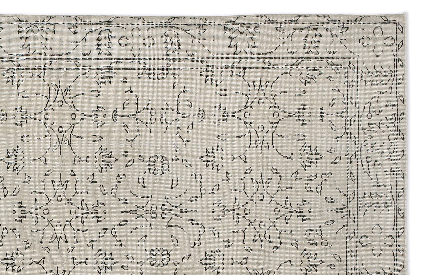 Cafiel - Vintage Floral Rug - 6'3 X 9'7