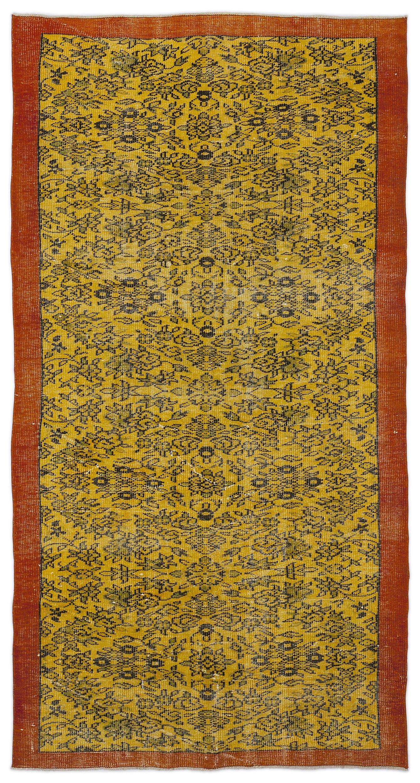 Pretuane - Vintage Floral Rug - 4'8 X 9'0