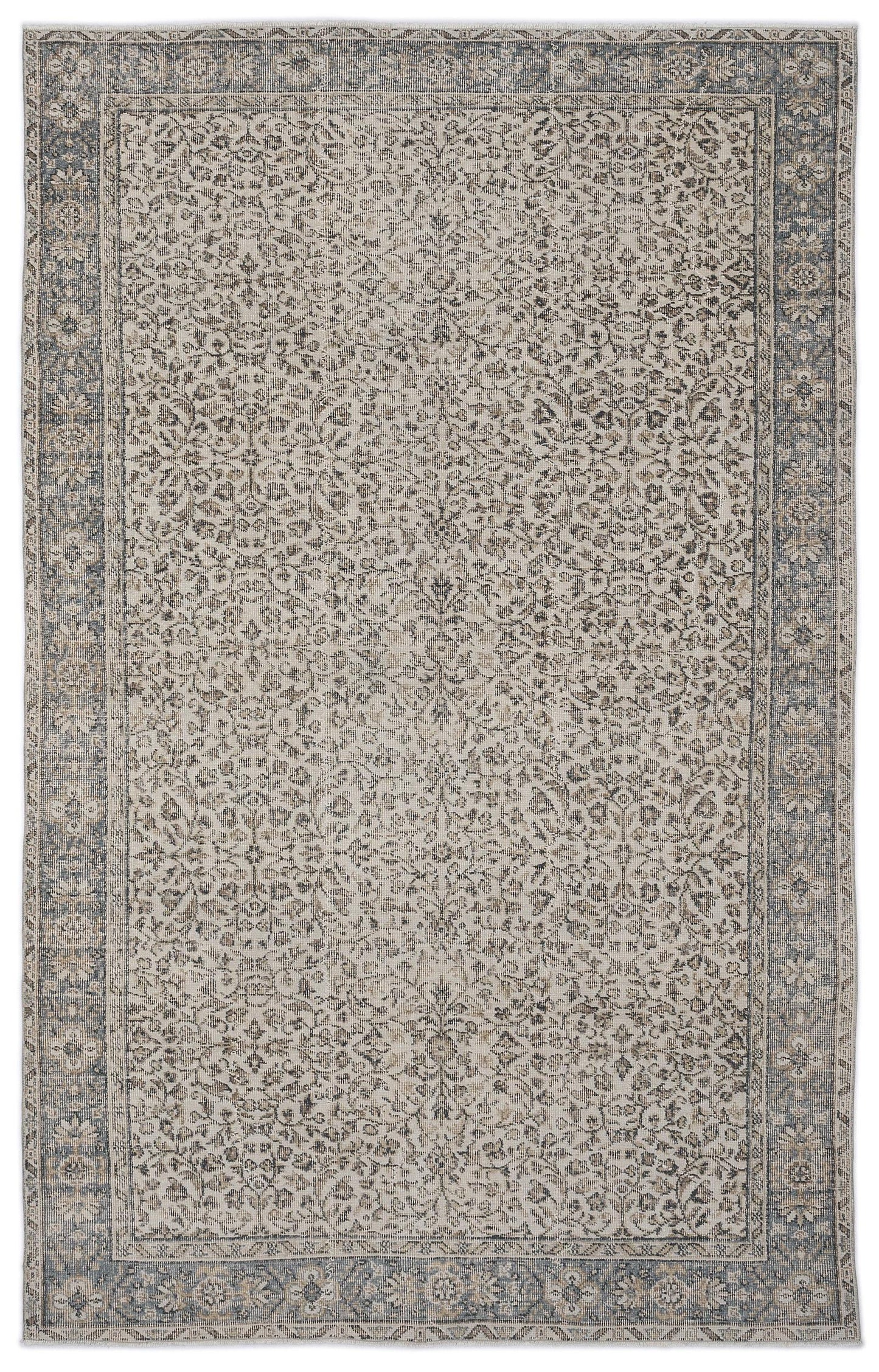Keura - Vintage Floral Rug - 6'0 X 9'7