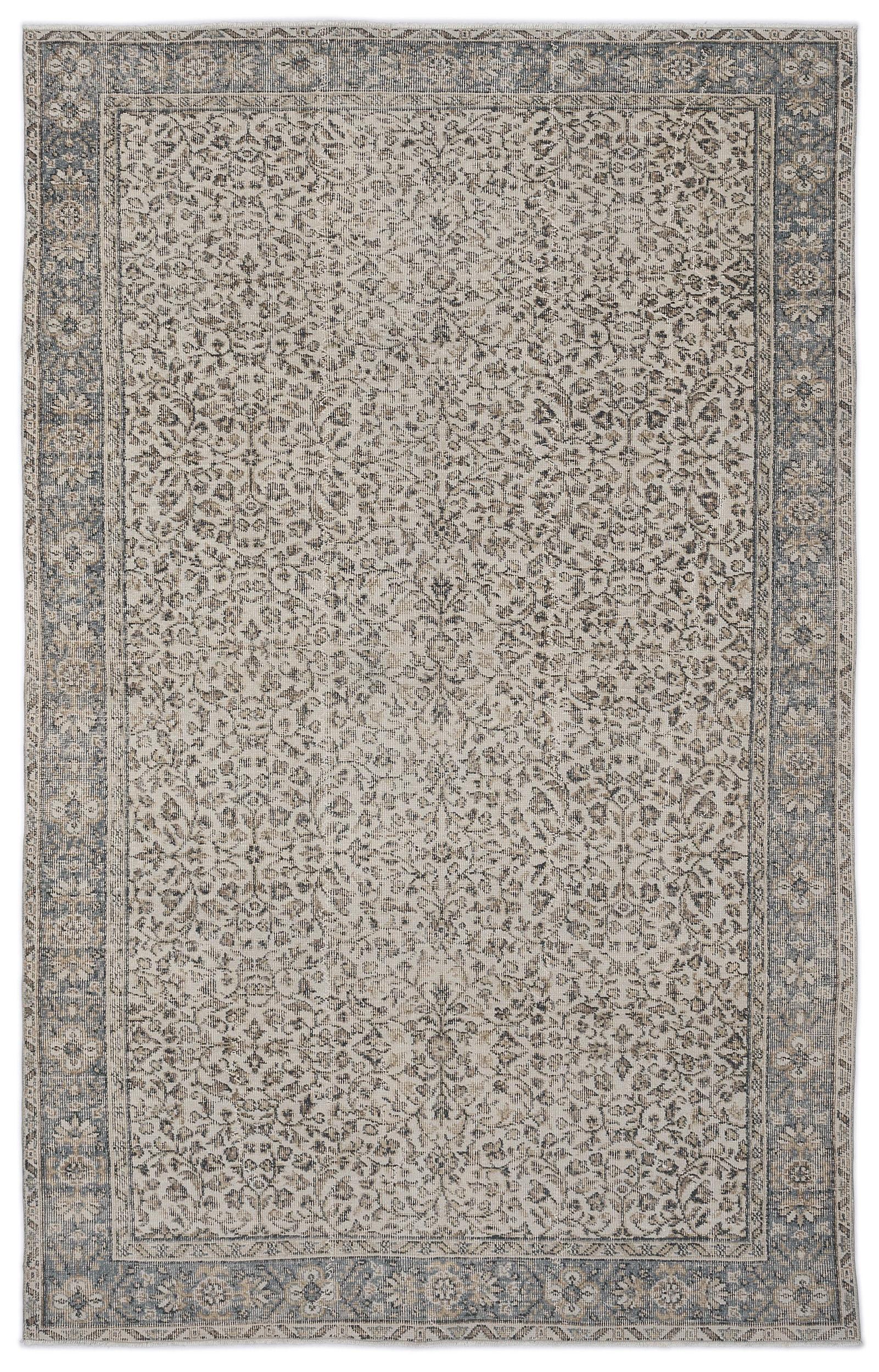 Keura - Vintage Floral Rug - 6'0 X 9'7