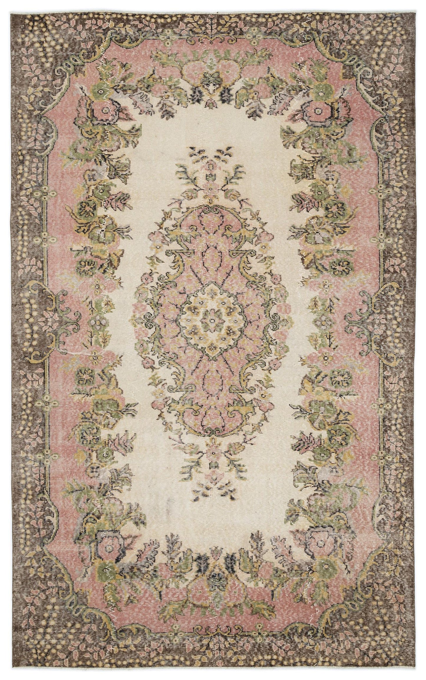 Divala - Vintage Medallion Rug - 5'9 X 9'3