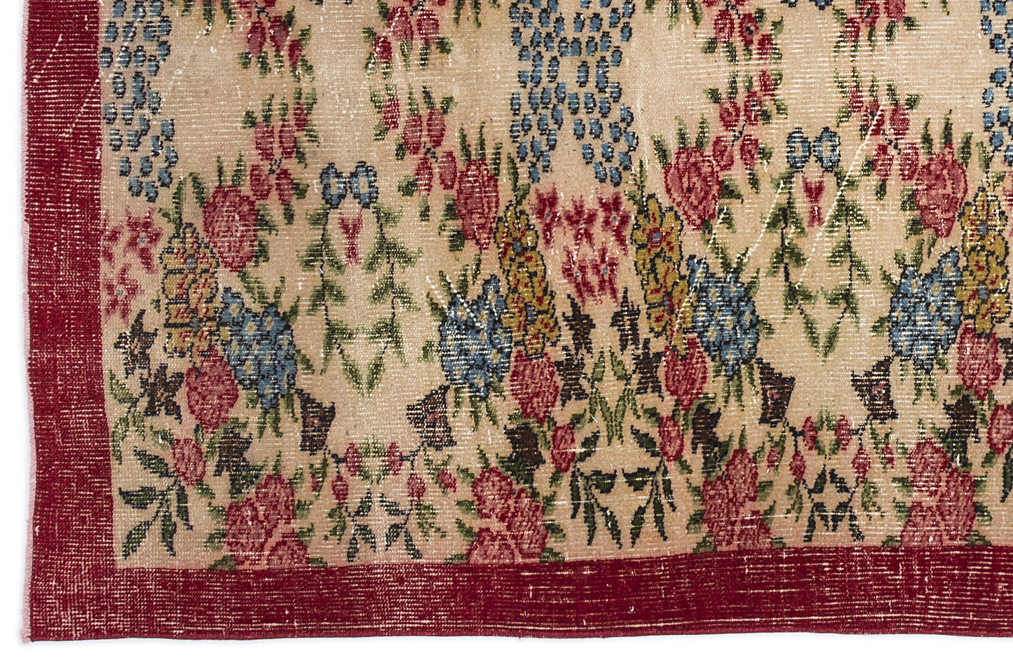Brafaa - Vintage Floral Rug - 5'2 X 8'9