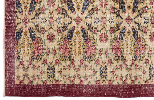 Load image 1 in gallery view. Trauva - Vintage Floral Rug - 4'4 X 7'9