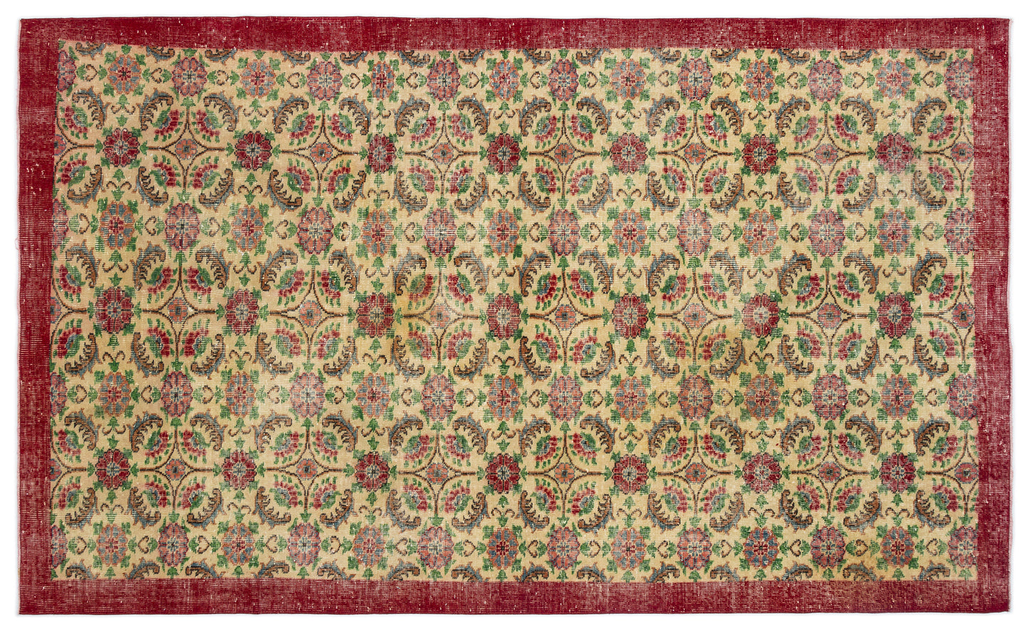 Breufeis - Vintage Floral Rug - 5'9 X 9'7