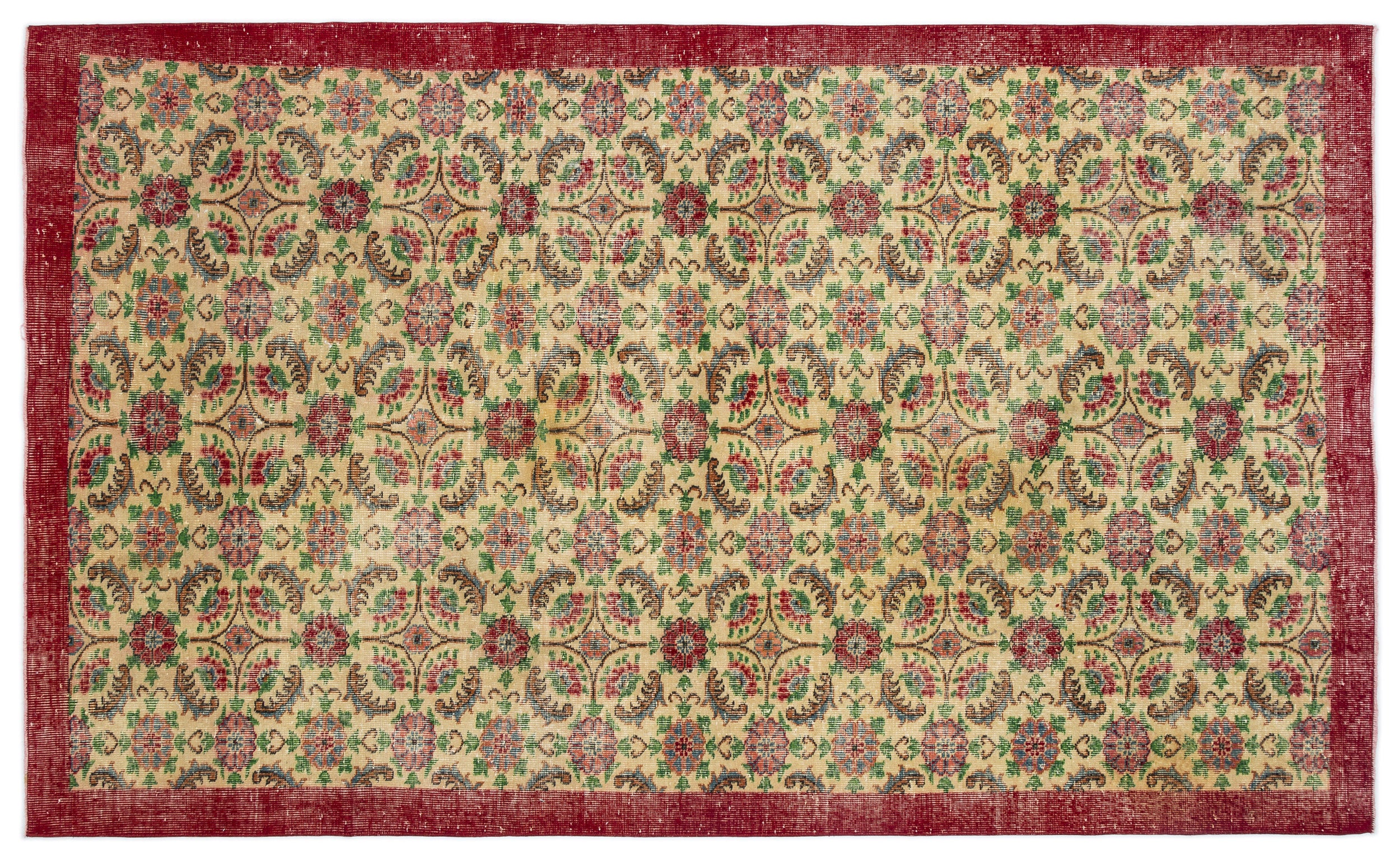 Breufeis - Vintage Floral Rug - 5'9 X 9'7