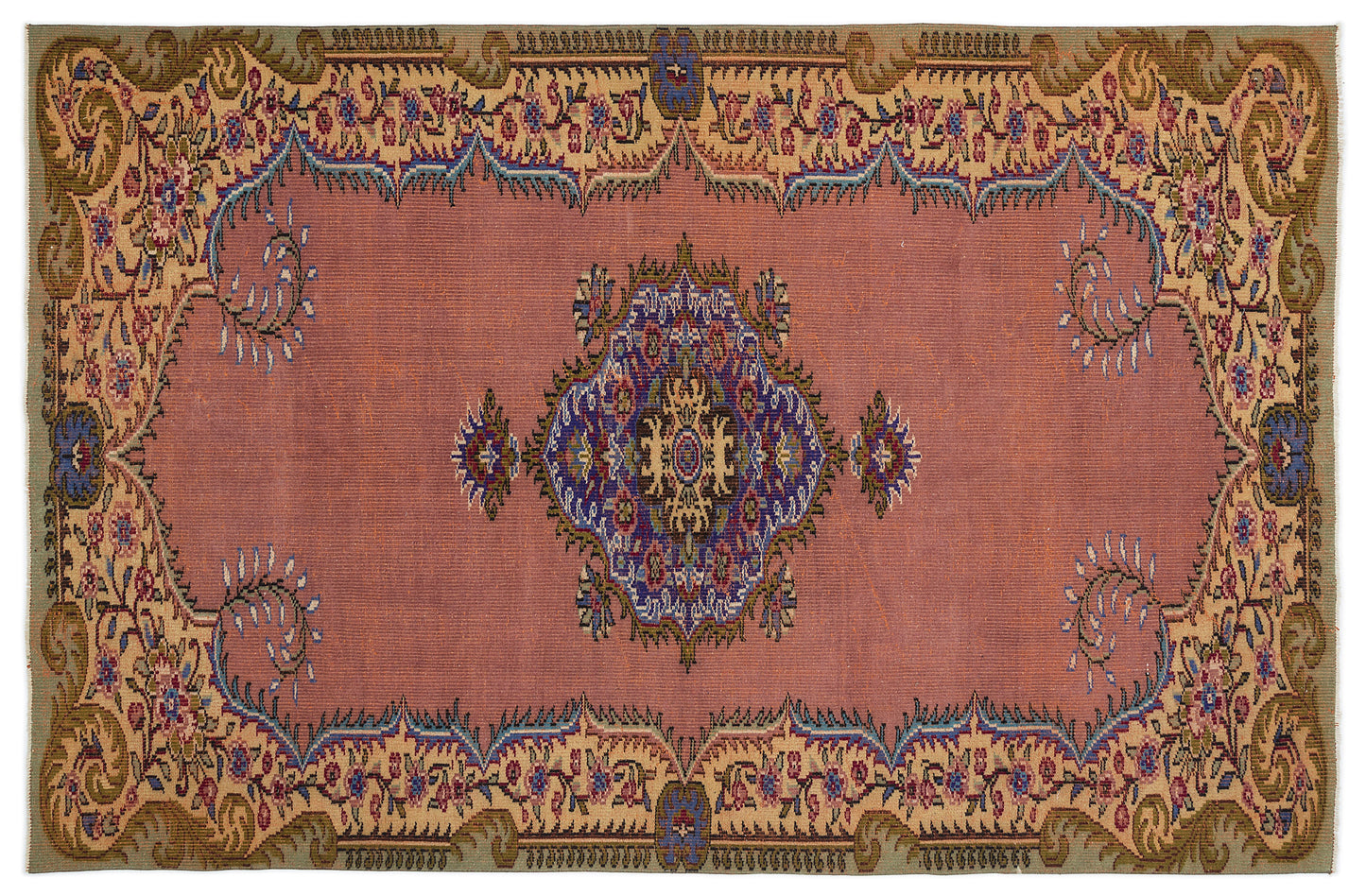 Heniel - Vintage Medallion Rug - 6'1 X 9'3