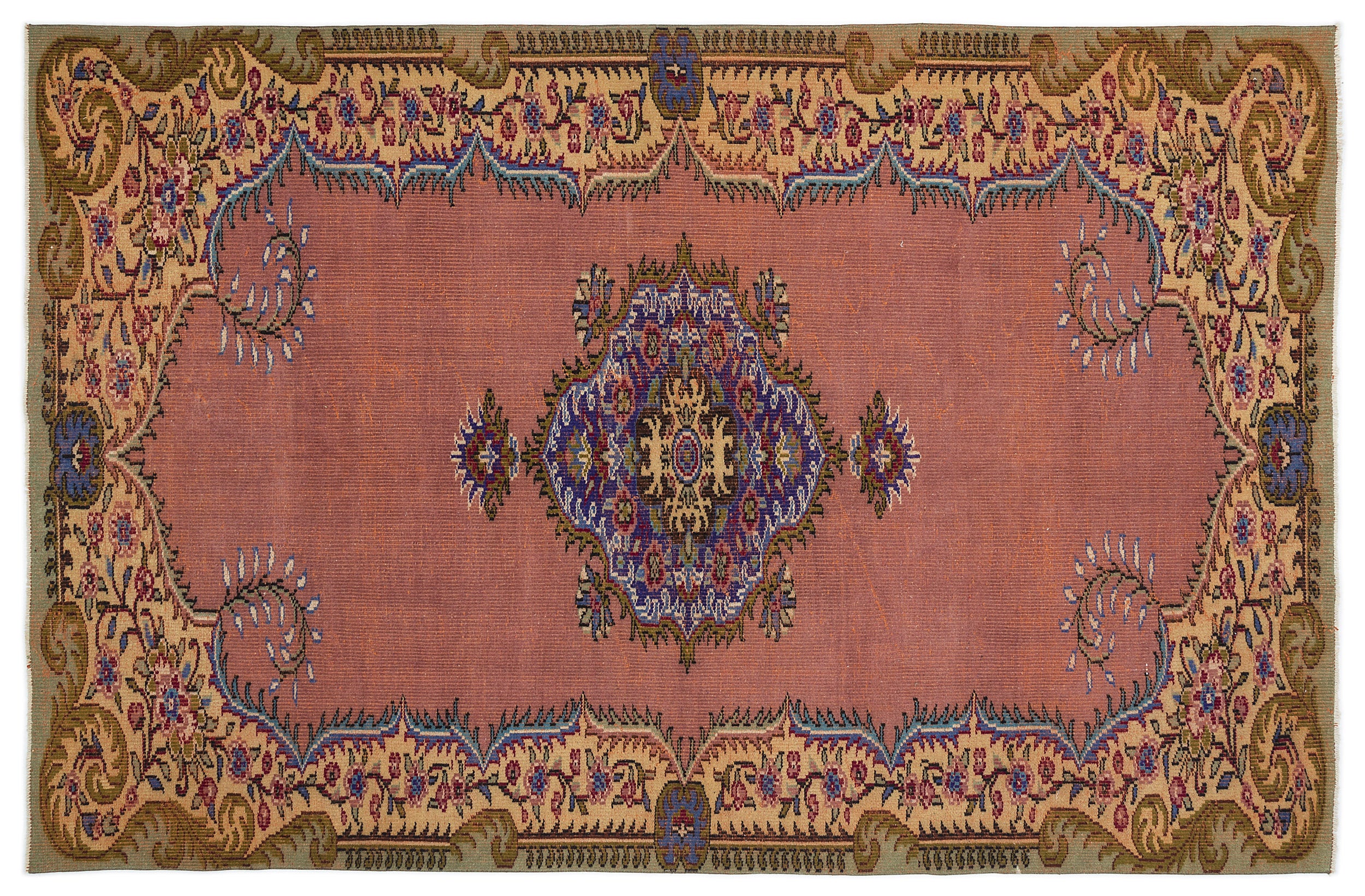 Heniel - Vintage Medallion Rug - 6'1 X 9'3
