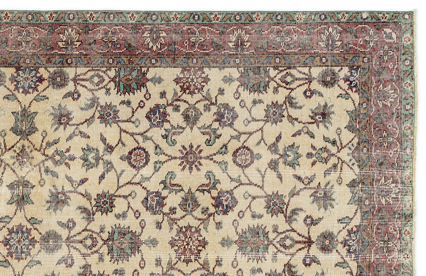 Delida - Vintage Floral Rug - 5'3 X 8'8