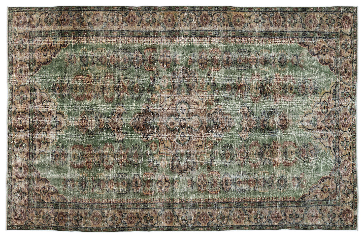 Theel - Vintage Medallion Rug - 6'0 X 9'3