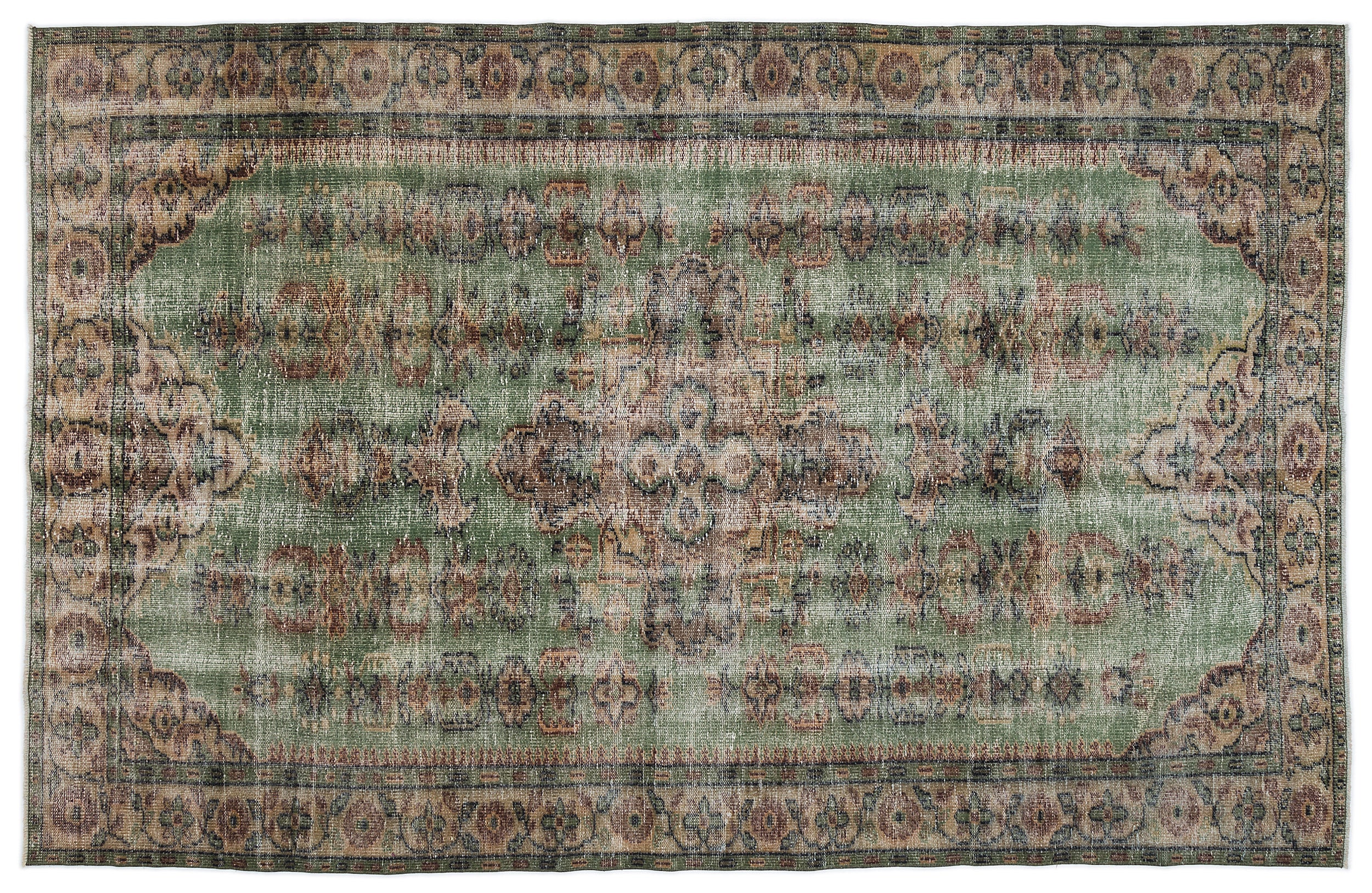 Theel - Vintage Medallion Rug - 6'0 X 9'3