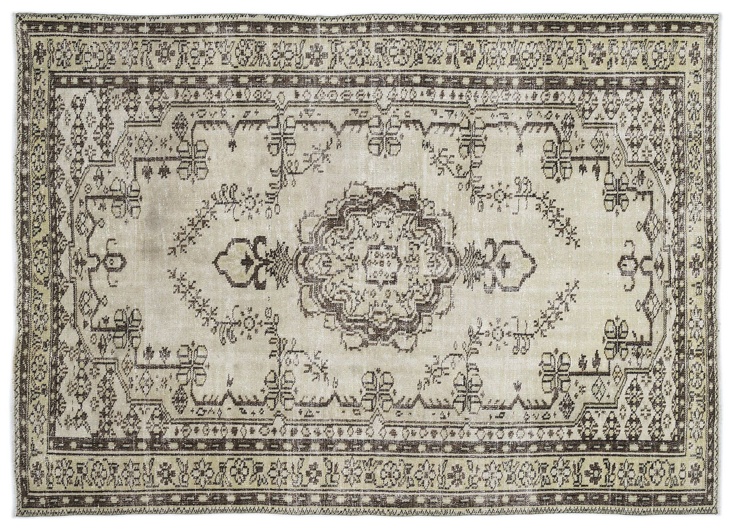 Fitoda - Vintage Medallion Rug - 6'1 X 8'8