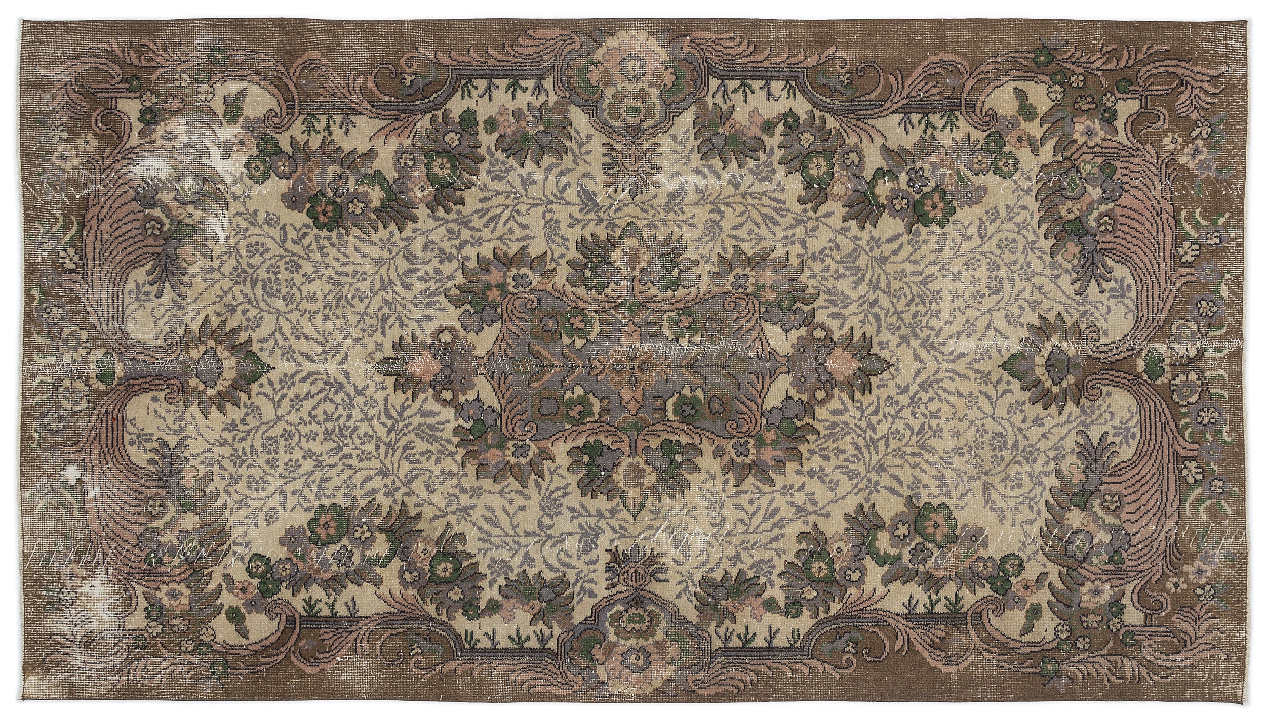 Ragoya - Vintage Medallion Rug - 5'5 X 9'10