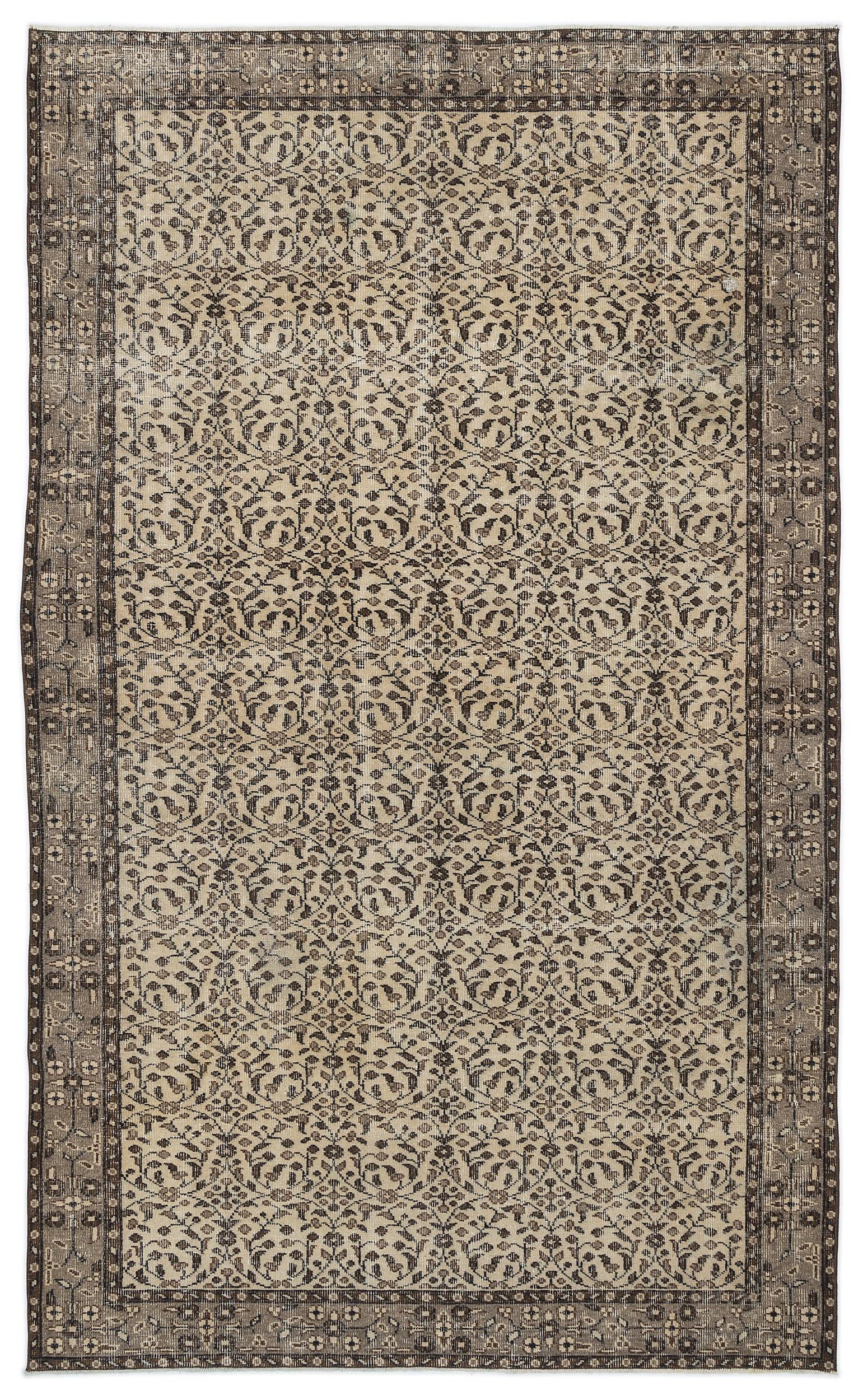 Thaetaex - Vintage Floral Rug - 5'7 X 9'5