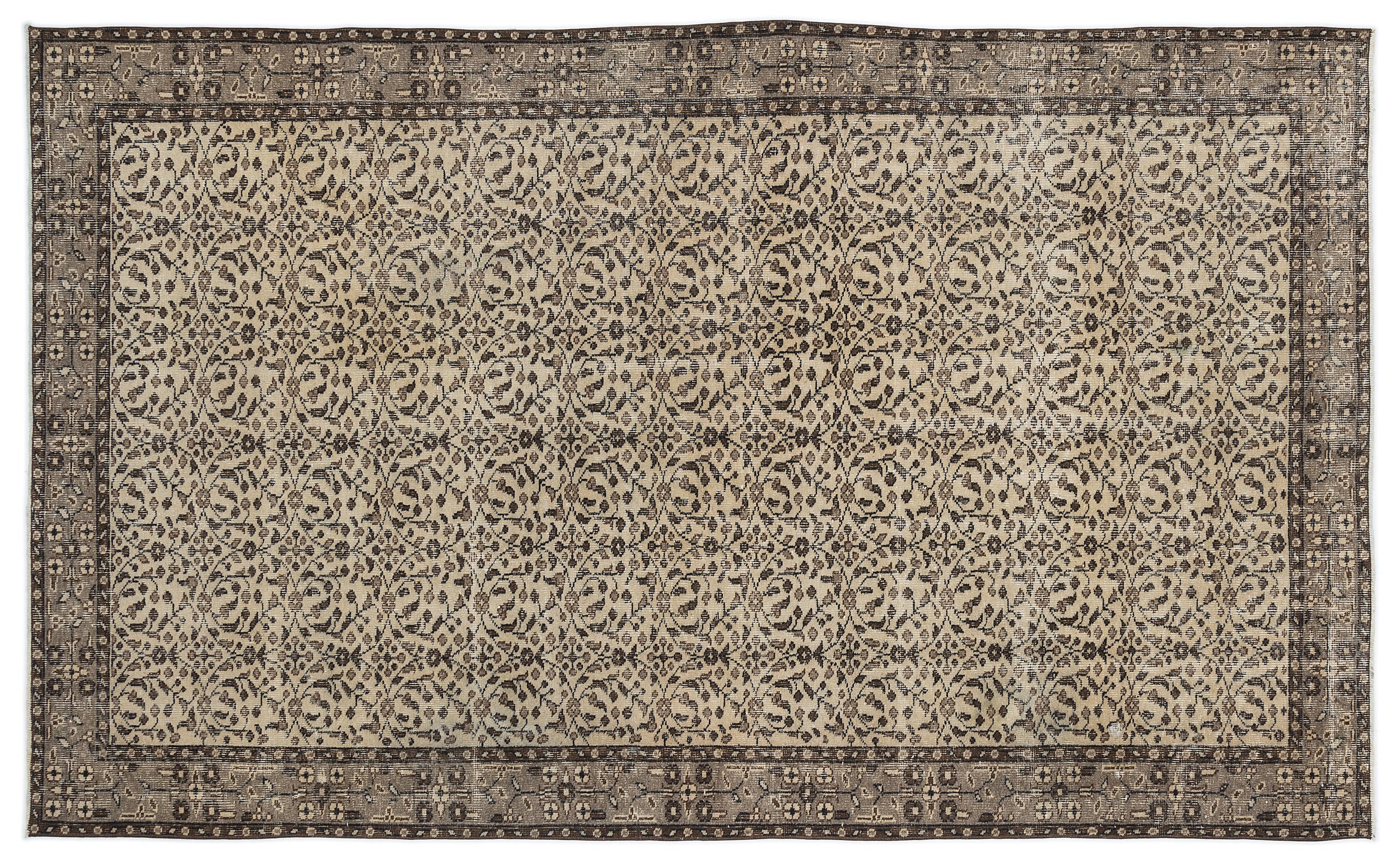 Thaetaex - Vintage Floral Rug - 5'7 X 9'5