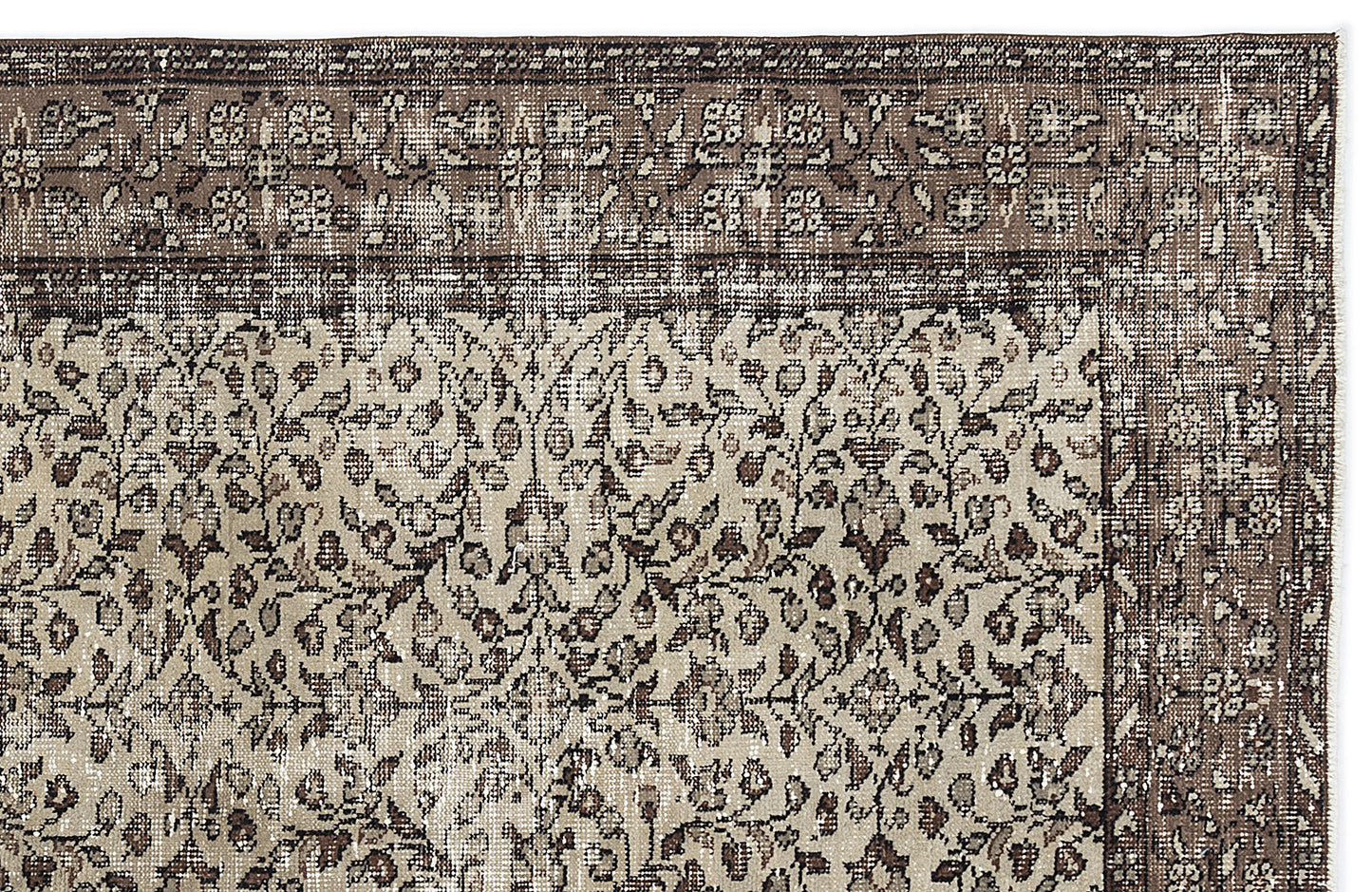 Lenion - Vintage Floral Rug - 4'6 X 8'6