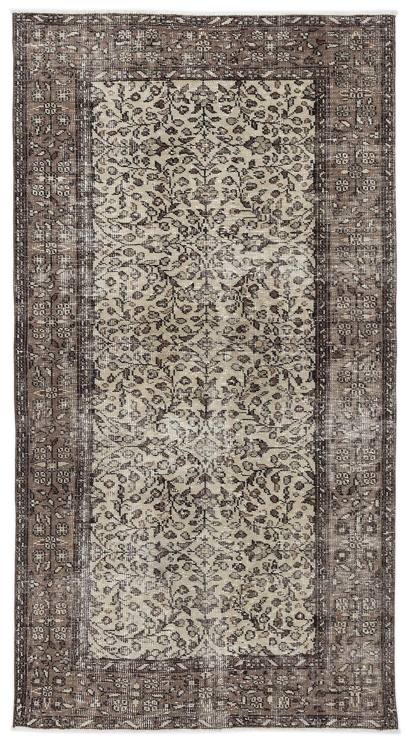 Lenion - Vintage Floral Rug - 4'6 X 8'6