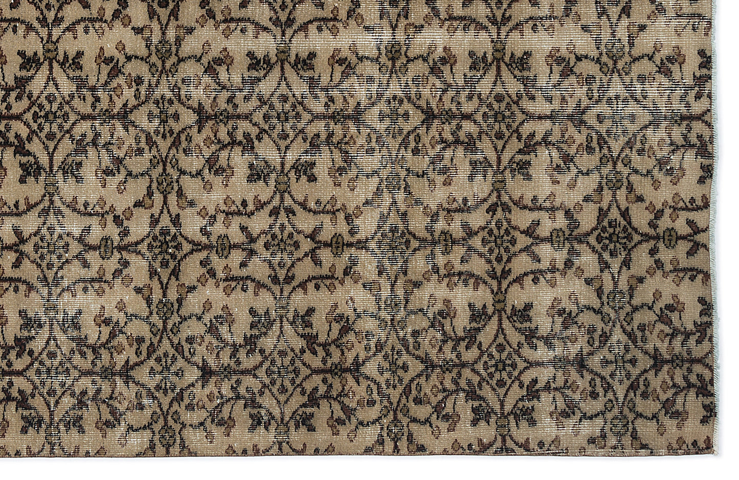 Cimuda - Vintage Floral Rug - 6'2 X 9'2