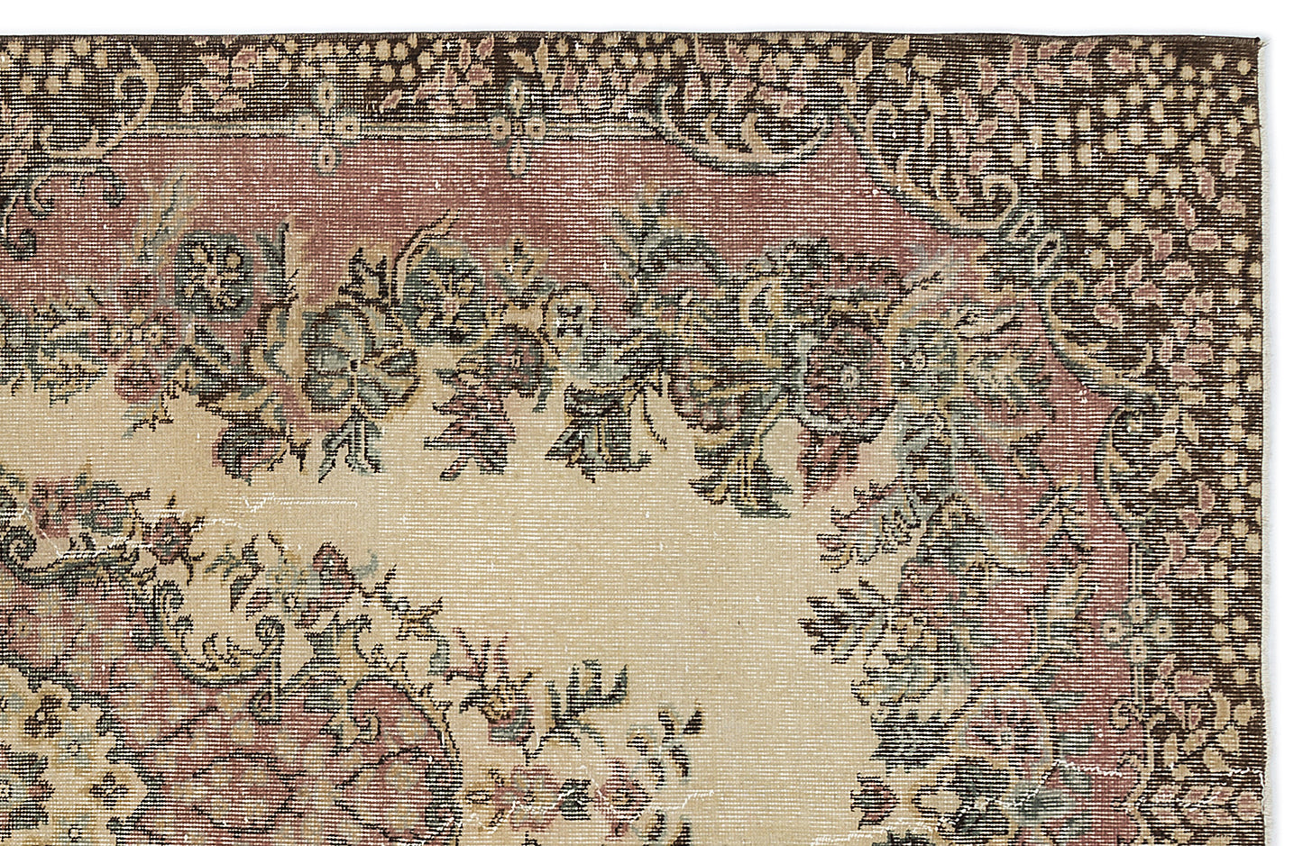 Pradiar - Vintage Medallion Rug - 5'6 X 9'4