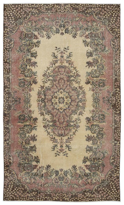 Load image 1 in gallery view. Pradiar - Vintage Medallion Rug - 5'6 X 9'4