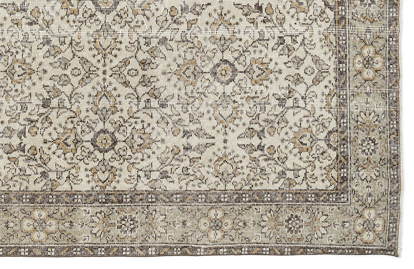 Baegael - Vintage Floral Rug - 5'10 X 9'11