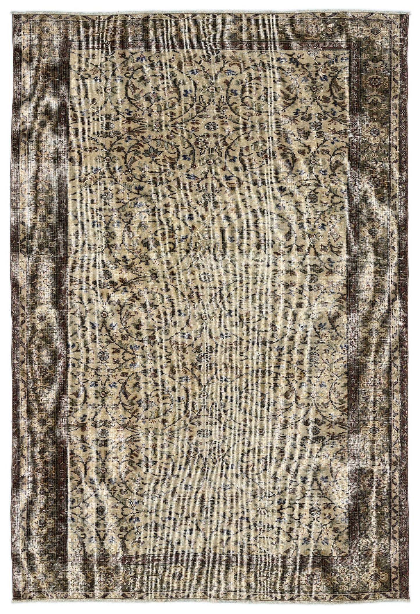 Preane - Vintage Floral Rug - 5'9 X 8'6