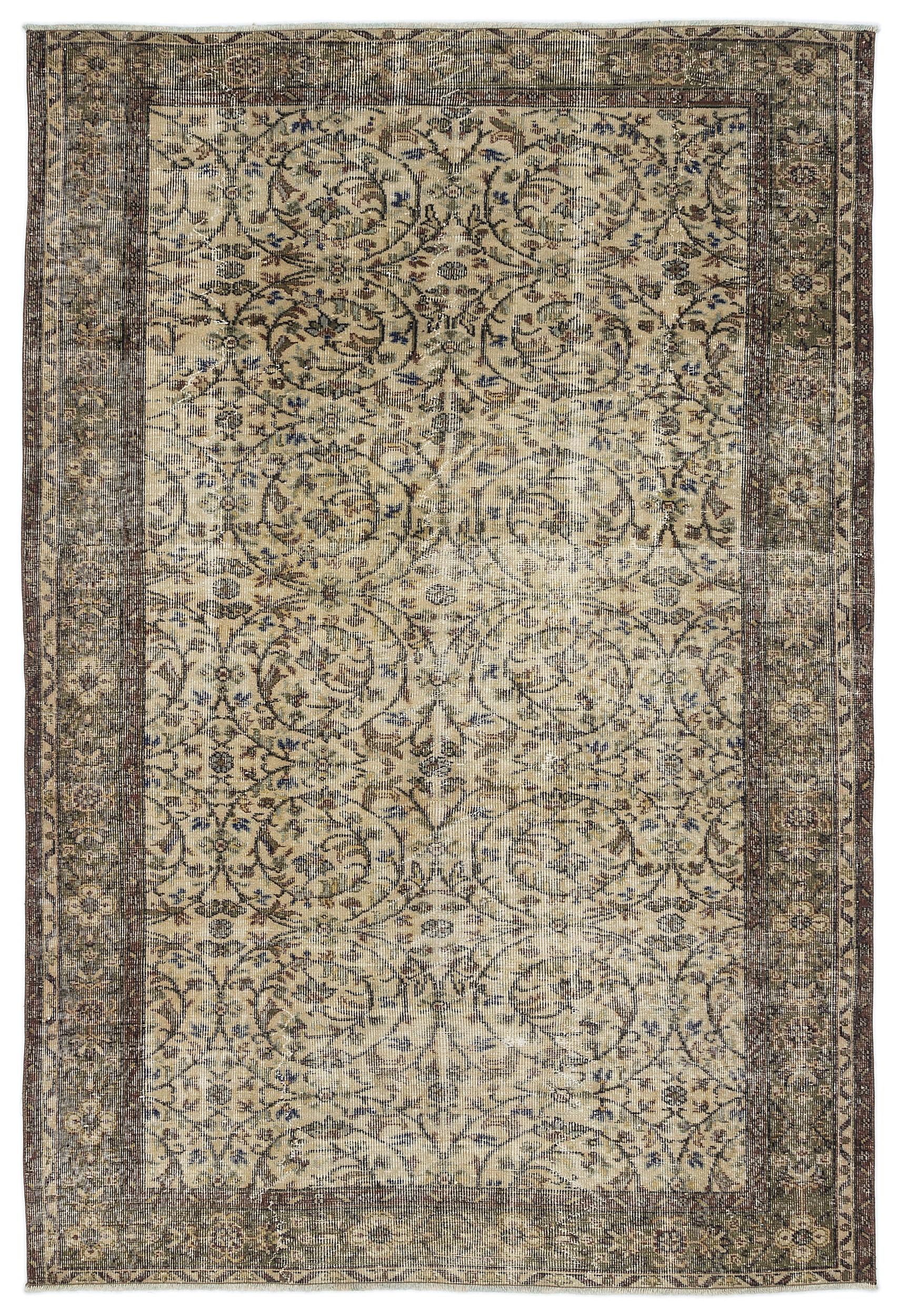 Preane - Vintage Floral Rug - 5'9 X 8'6