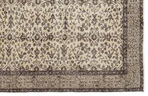 Load image 1 in gallery view. Kehuda - Vintage Floral Rug - 5'10 X 9'1