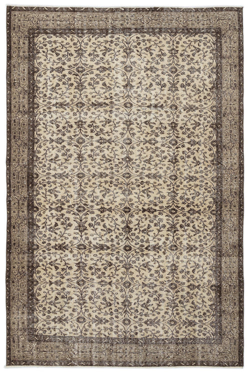Load image 1 in gallery view. Kehuda - Vintage Floral Rug - 5'10 X 9'1