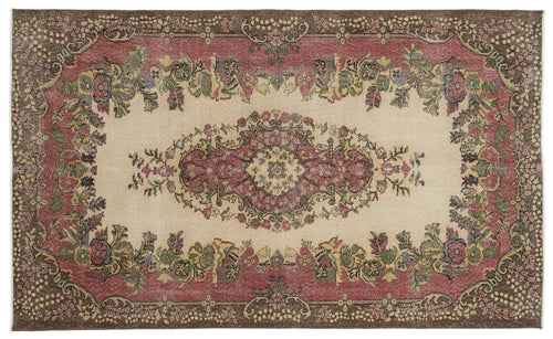 Load image 1 in gallery view. Kafoex - Vintage Medallion Rug - 5'8 X 9'6