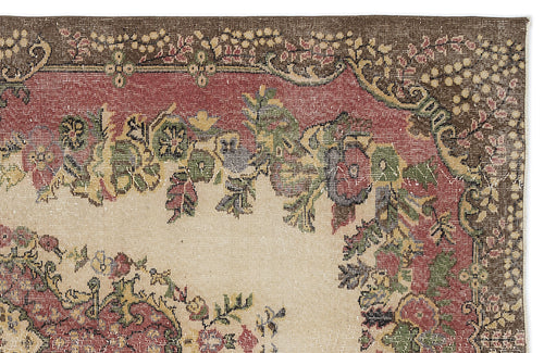 Load image 1 in gallery view. Kafoex - Vintage Medallion Rug - 5'8 X 9'6