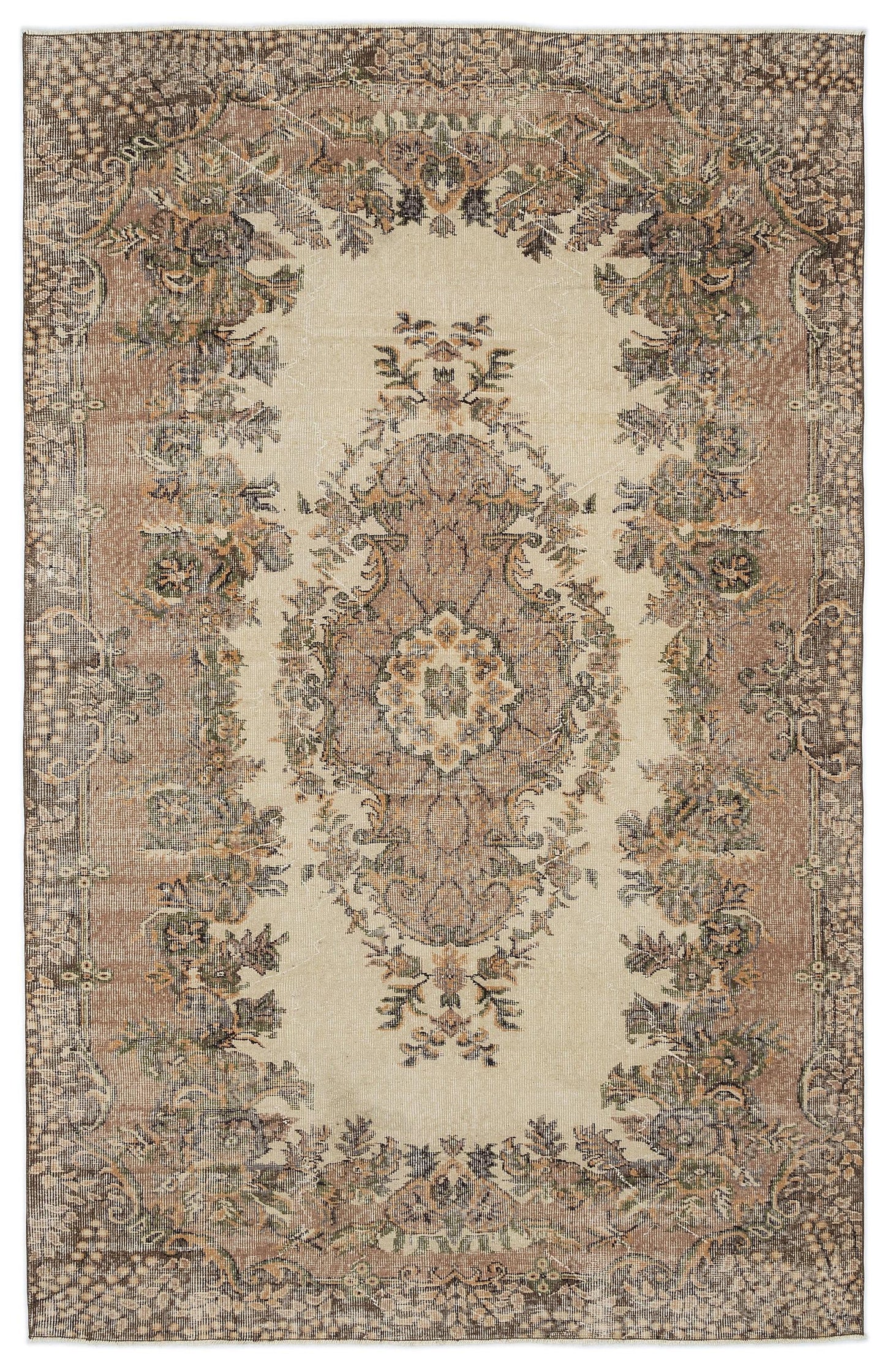 Vadeyn - Vintage Medallion Rug - 5'11 X 9'1