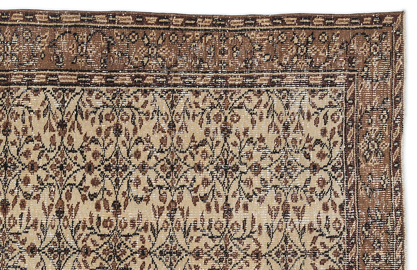 Bikuon - Vintage Floral Rug - 5'3 X 8'11