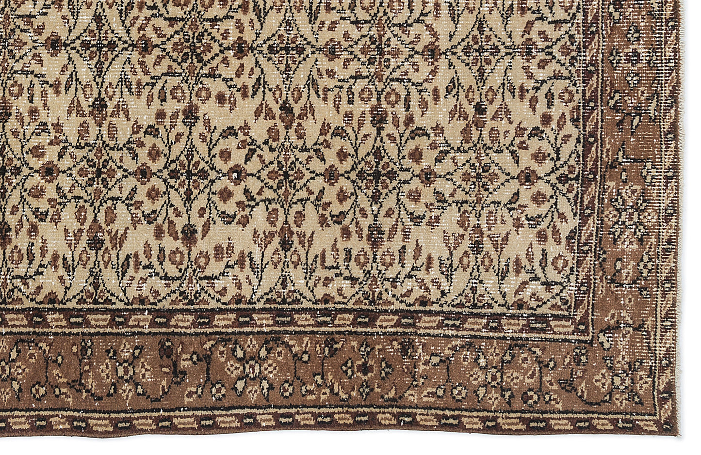 Bikuon - Vintage Floral Rug - 5'3 X 8'11