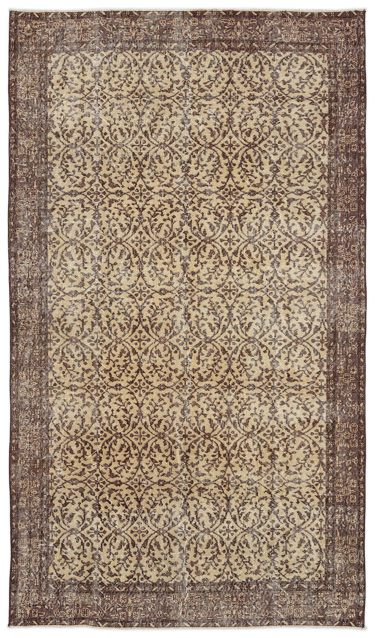 Priova - Vintage Floral Rug - 5'3 X 9'3
