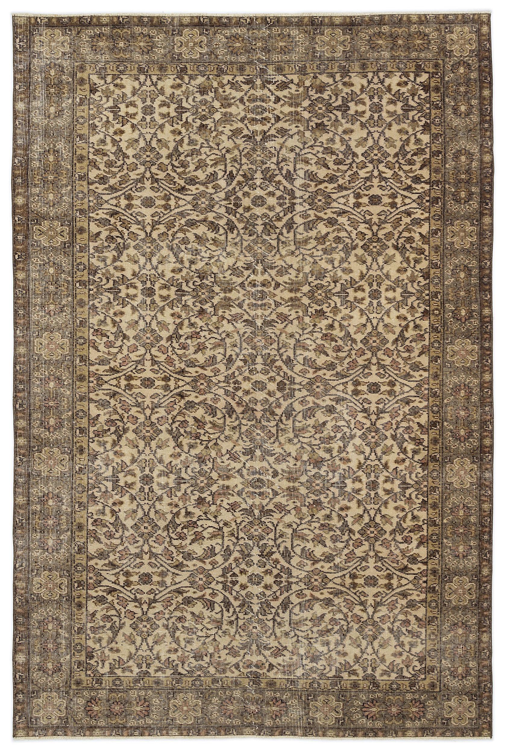 Loaveon - Vintage Floral Rug - 5'4 X 8'4